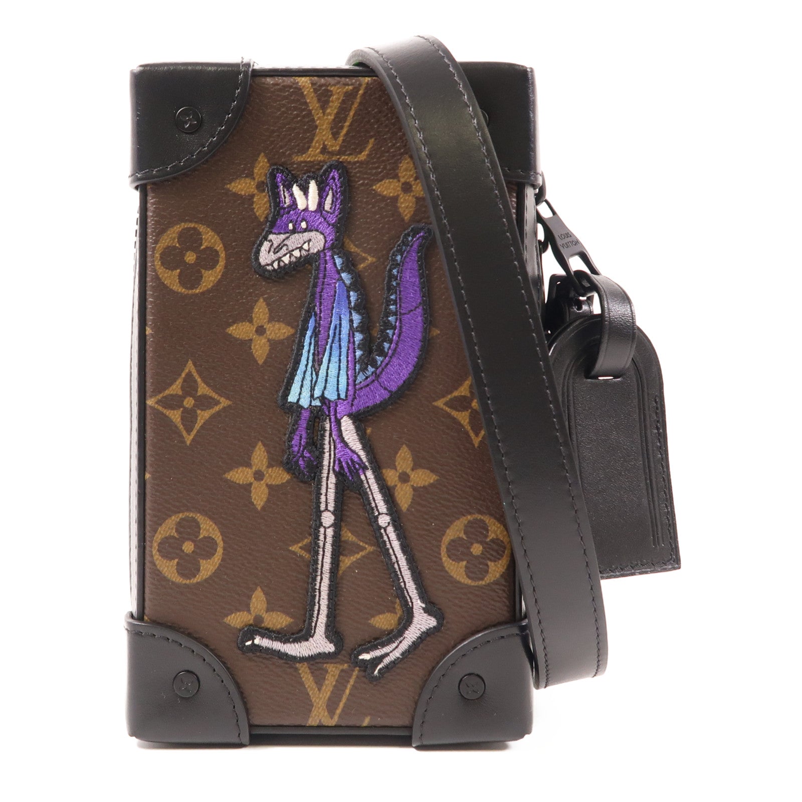 LOUIS VUITTON Soft Trunk Phone Box LV Friends Shoulder Bag M80144 Monogram Brown