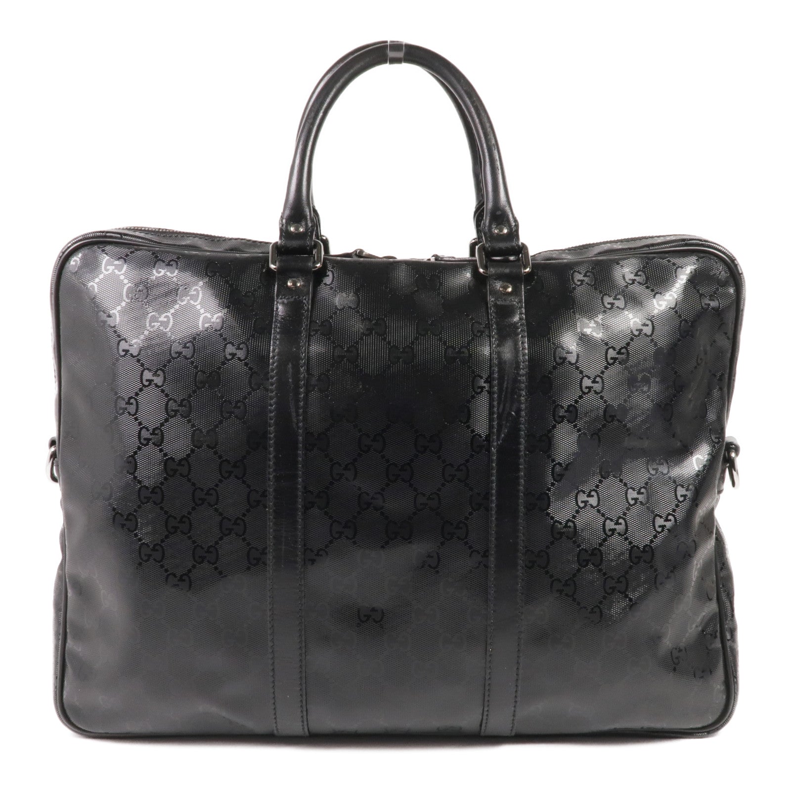 GUCCI 塗層帆布Briefcase公事包