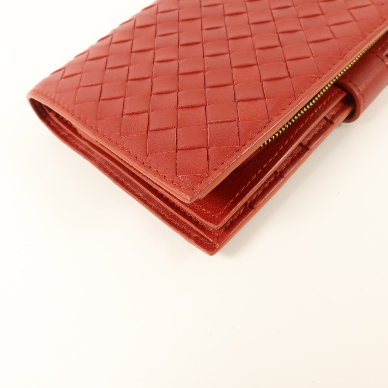 BOTTEGA VENETA 織紋皮革Long Bifold Wallet長錢包