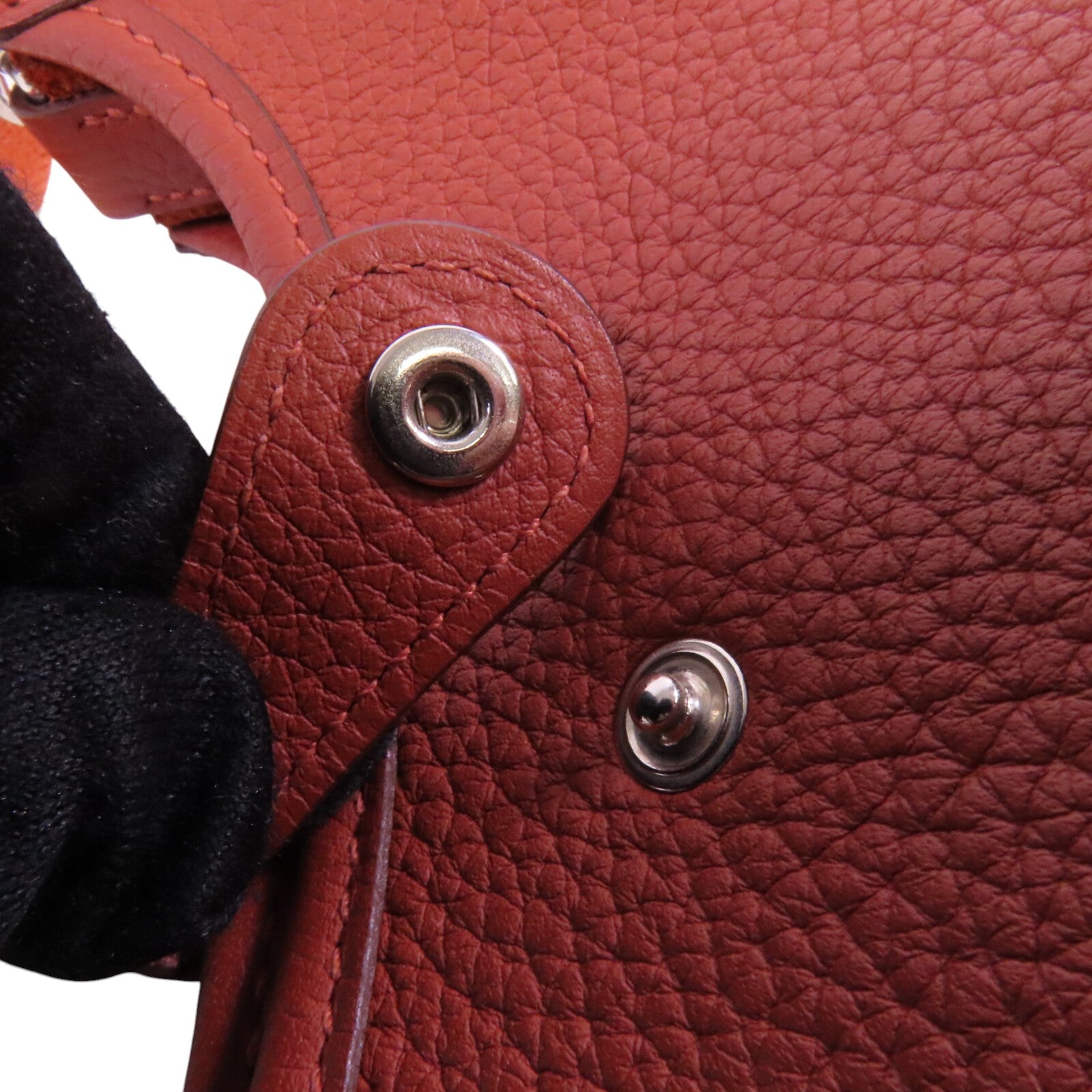 HERMES Clemence皮革Evelyne TPM銀扣肩背袋