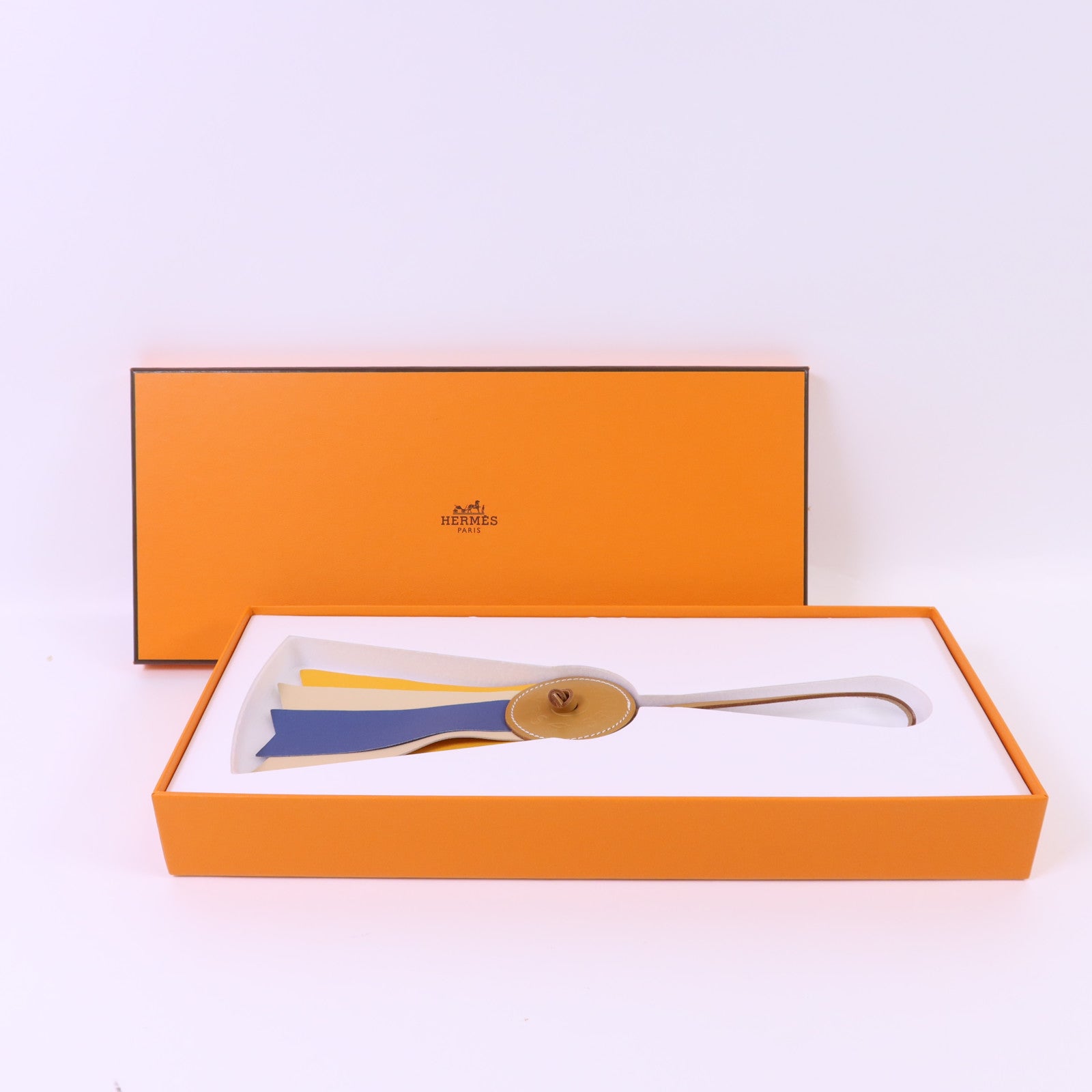 HERMES Swift皮革Paddock Flot掛飾