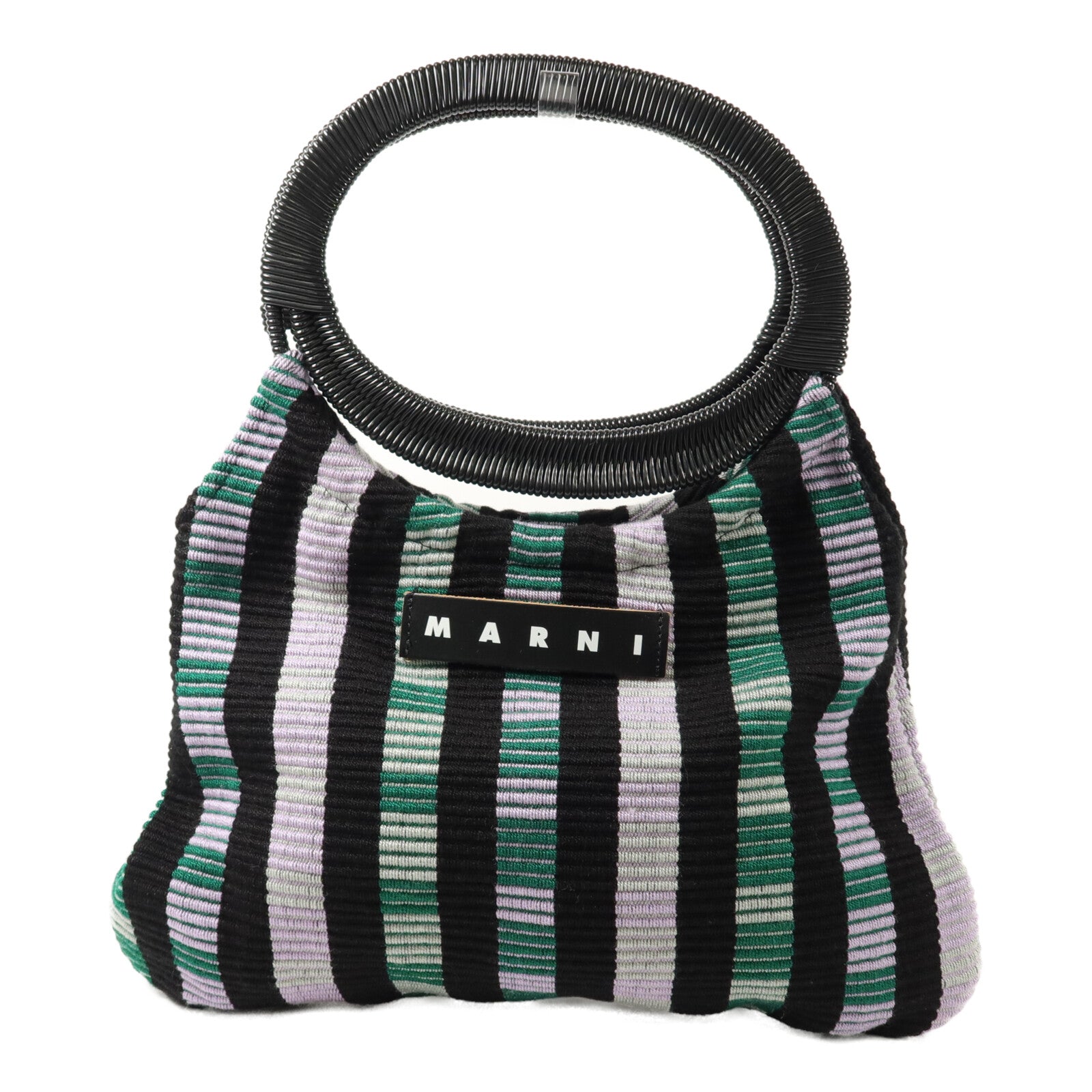 MARNI 棉質Boat Bag手挽袋