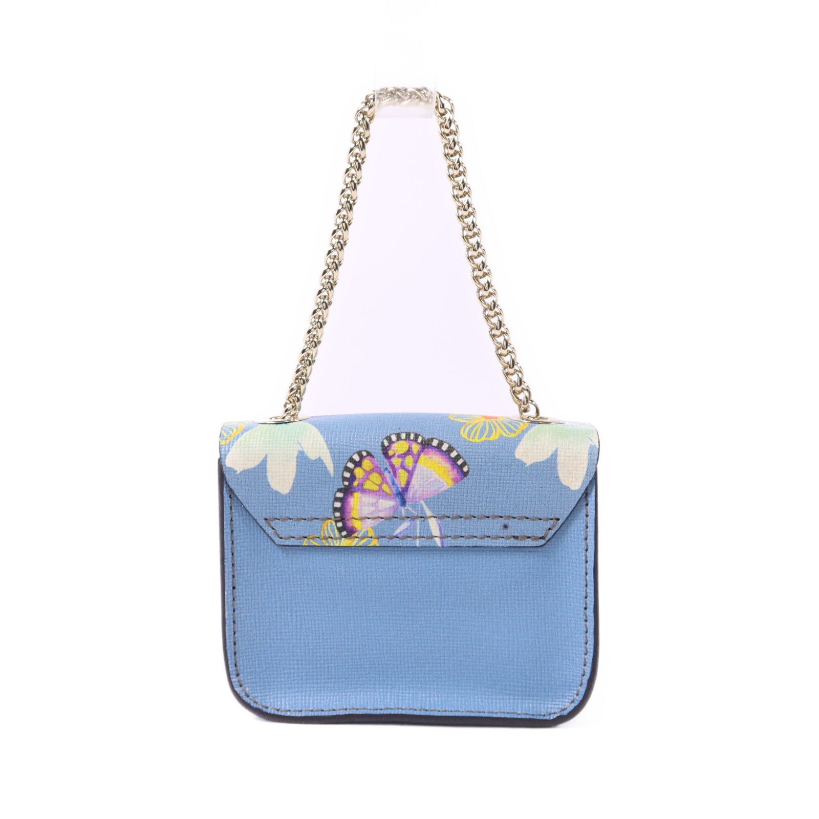 Furla 牛皮皮革Metropolis Mini Cosmetic Case金扣手挽袋