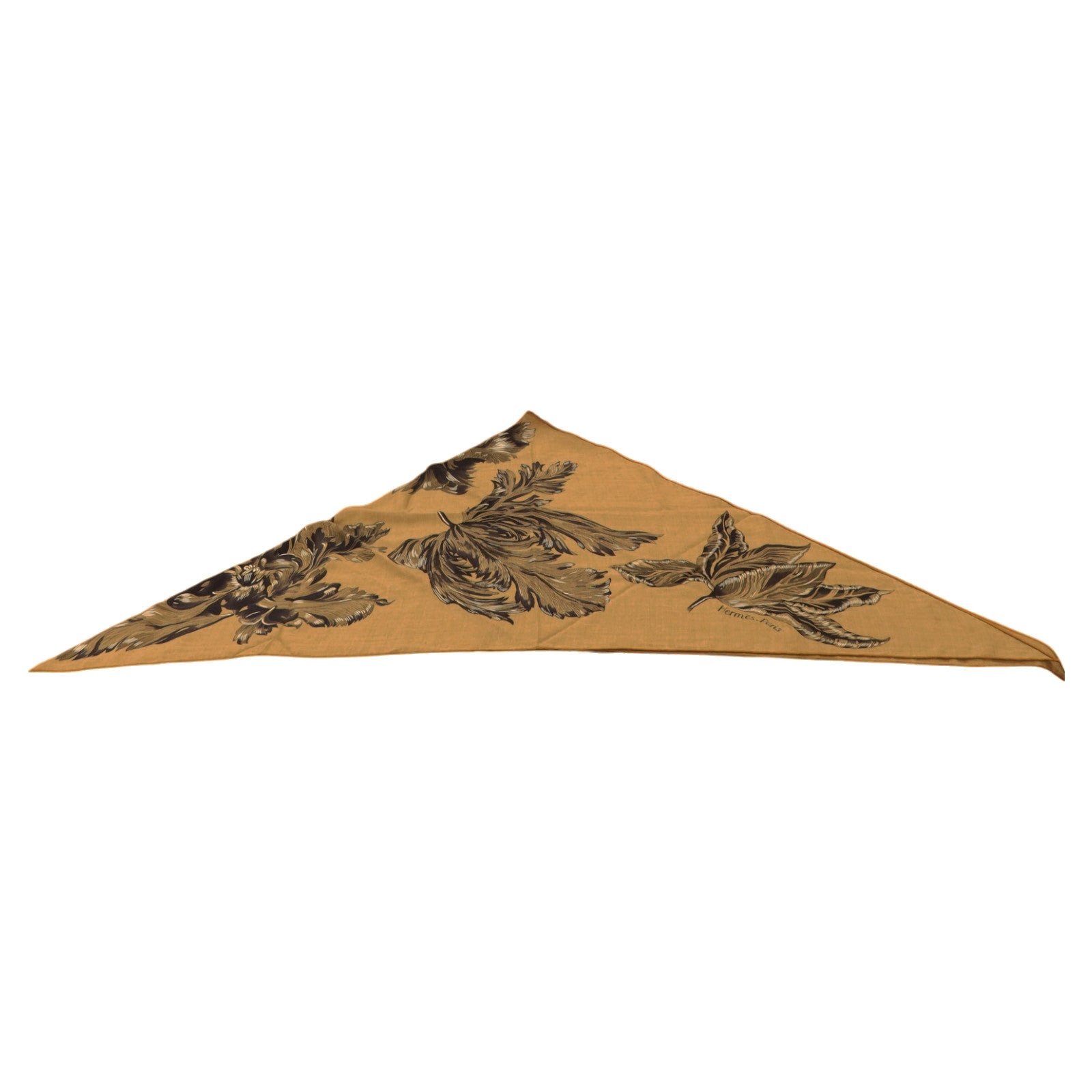 HERMES 羊絨/絲質Scarf絲巾