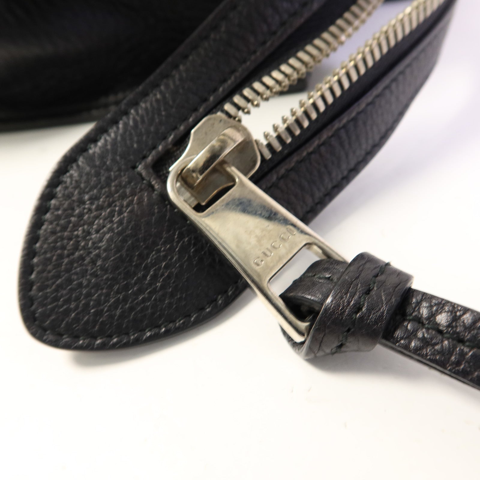 GUCCI 牛皮皮革2 Way Shoulder Bag銀扣手挽肩背兩用袋