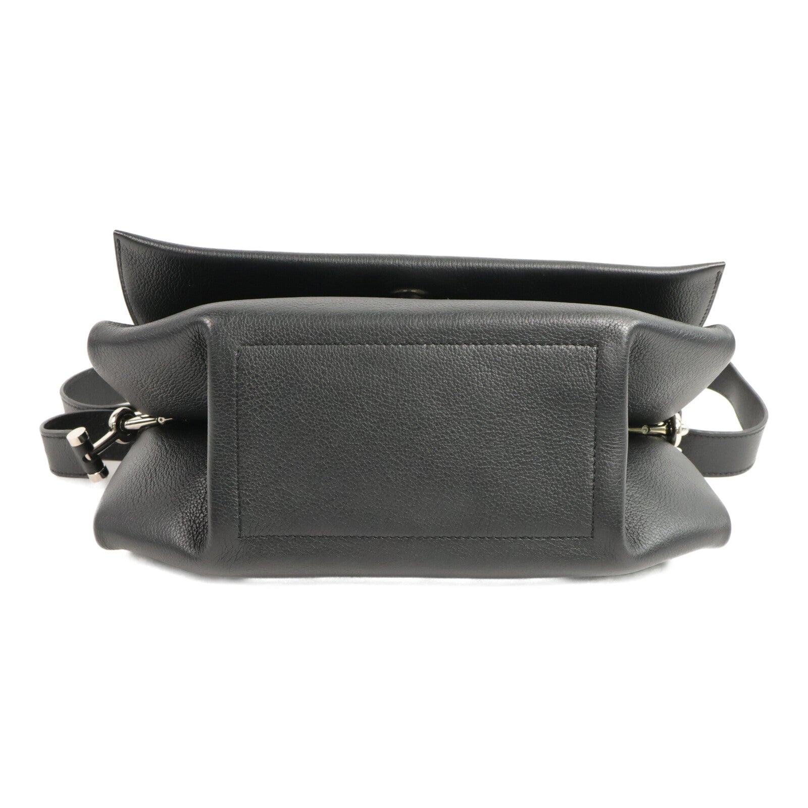 HERMES Novillo Opli 28肩背袋Noir/Toffee