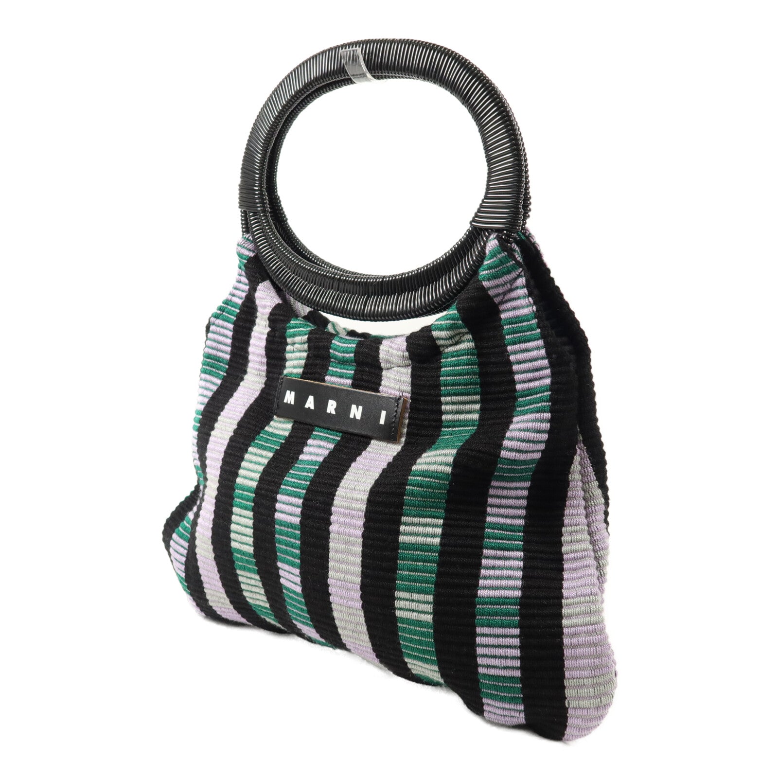 MARNI 棉質Boat Bag手挽袋