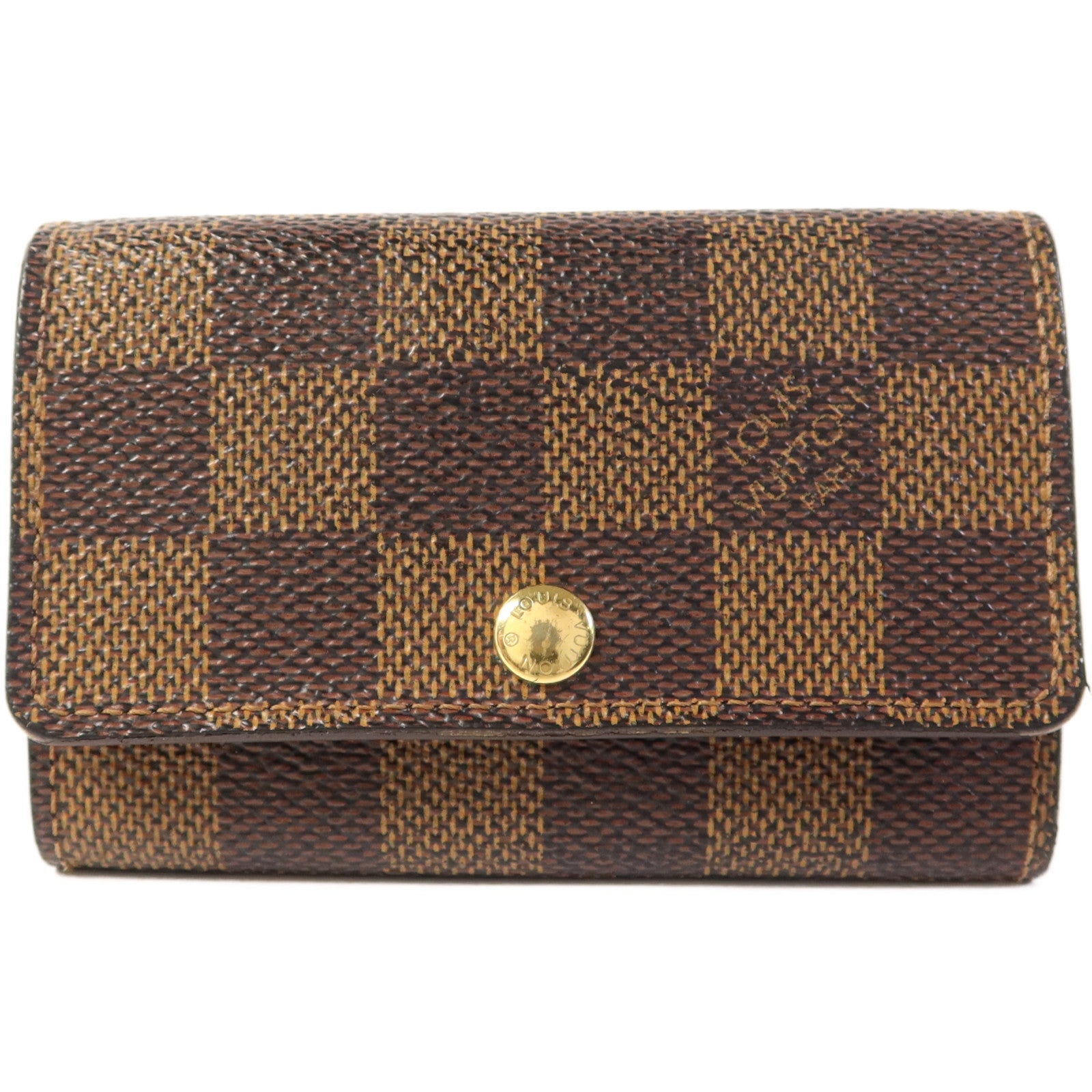LOUIS VUITTON Damier Key Case金扣鎖匙包
