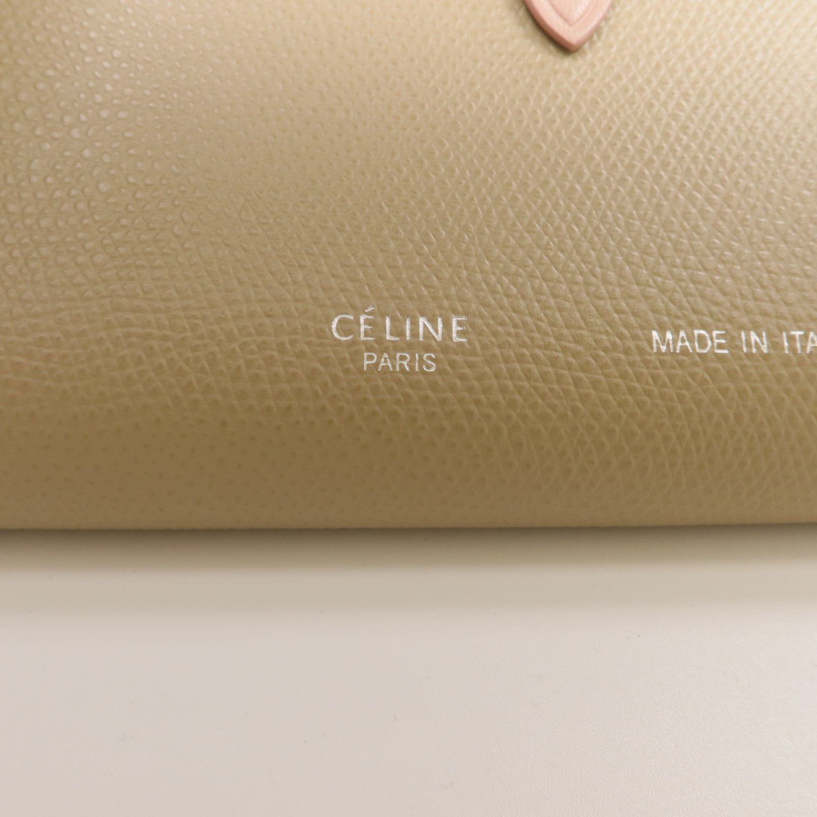 CELINE 【激減優惠】牛皮皮革Long wallet銀扣長錢包
