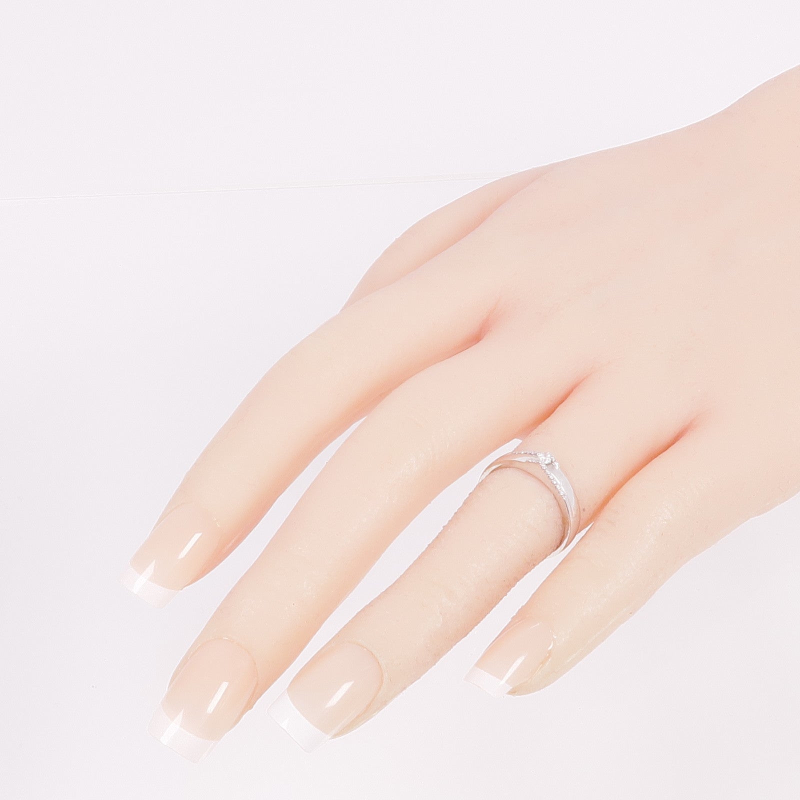 JEWELRY 【激減優惠】18K白金Diamond Ring鑽石戒指US#4.75