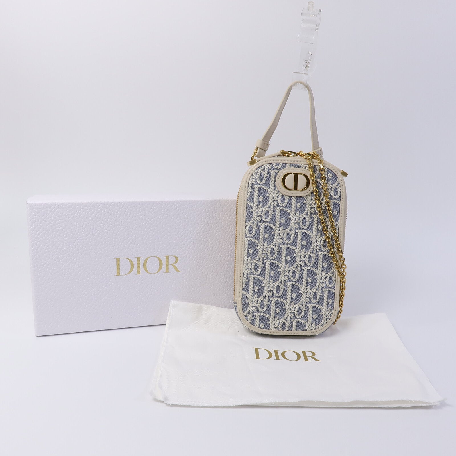 Dior 【激減優惠】帆布/羊皮皮革30 Montaigne Callin