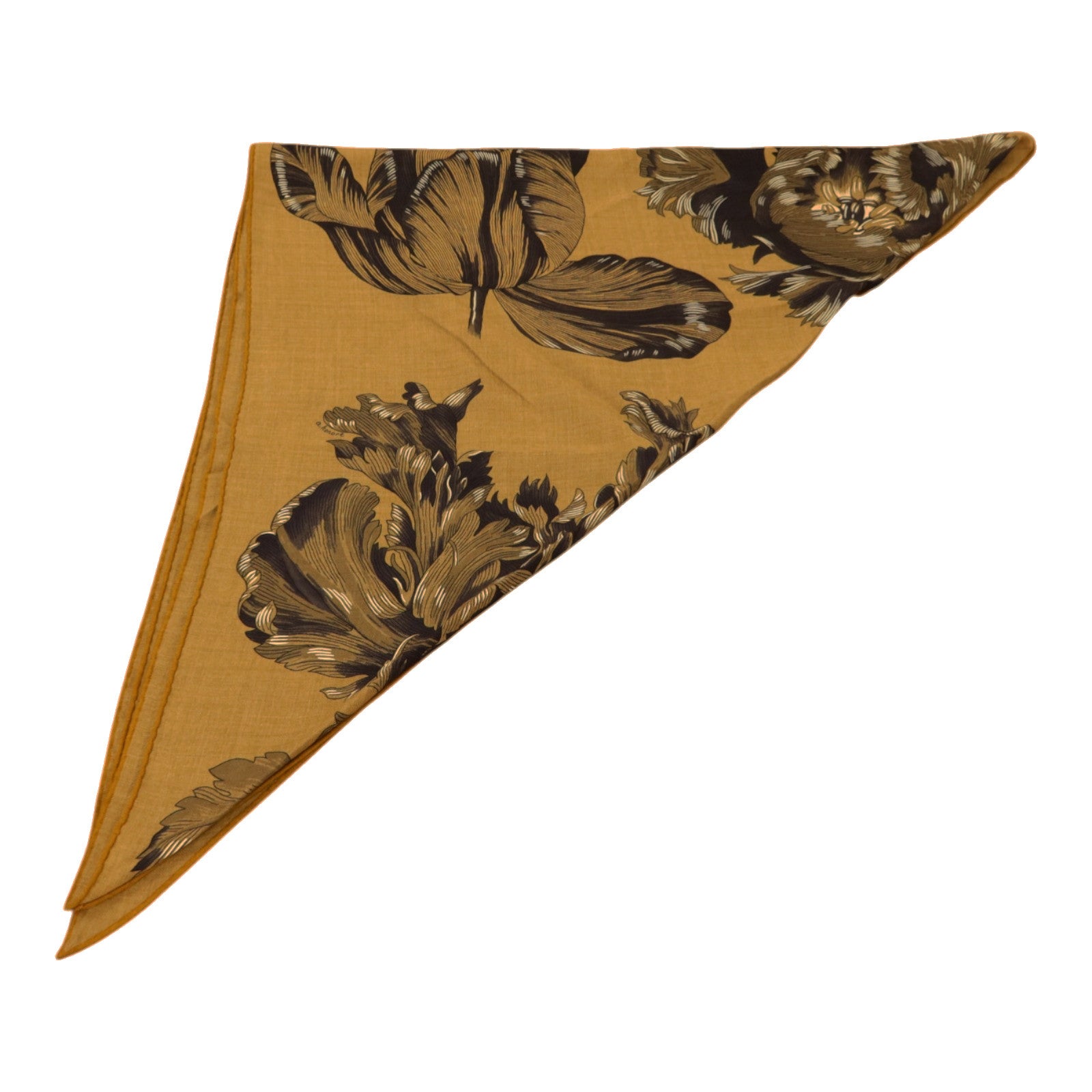 HERMES 羊絨/絲質Scarf絲巾