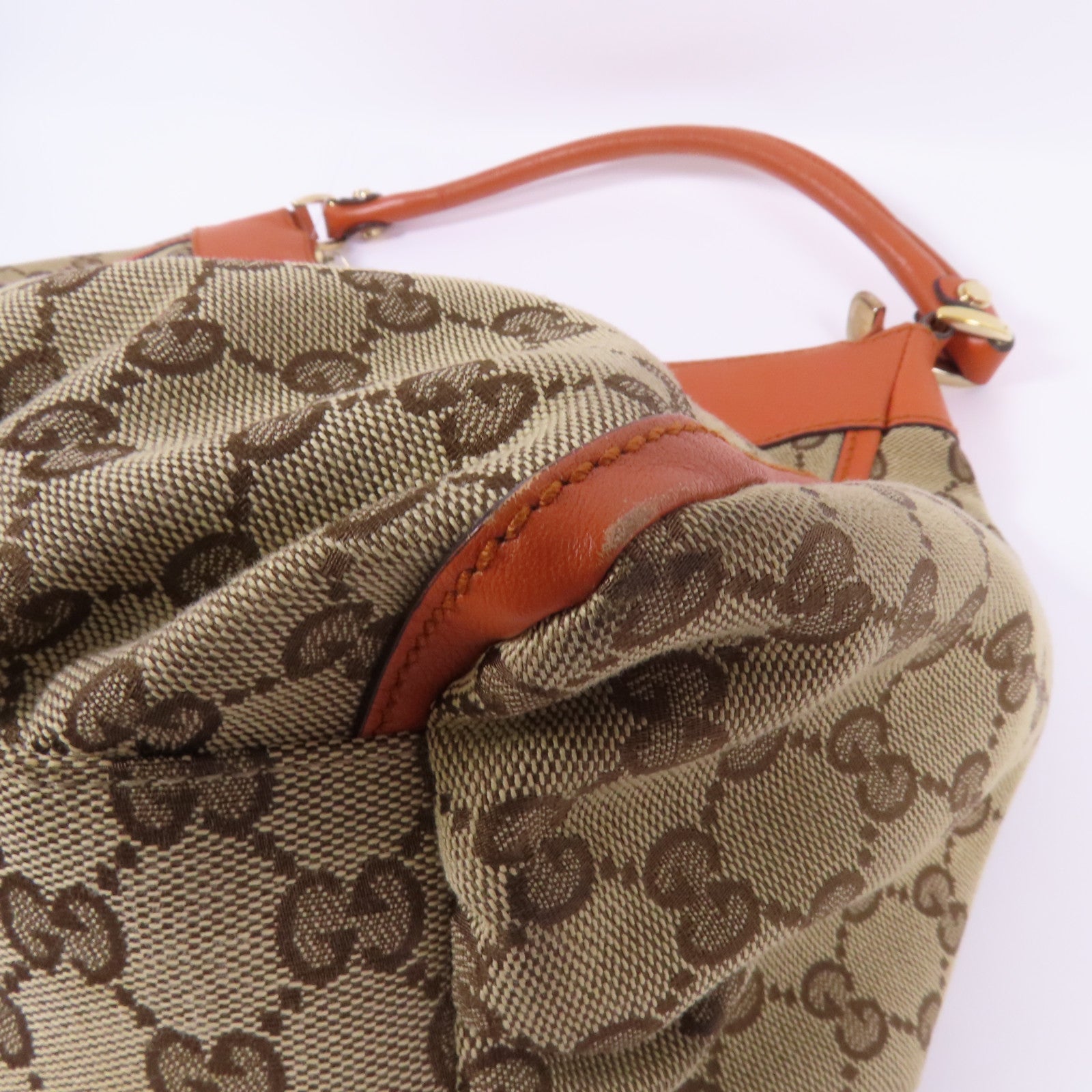 GUCCI 帆布GG Abbey D Ring Tote Bag金扣肩背袋