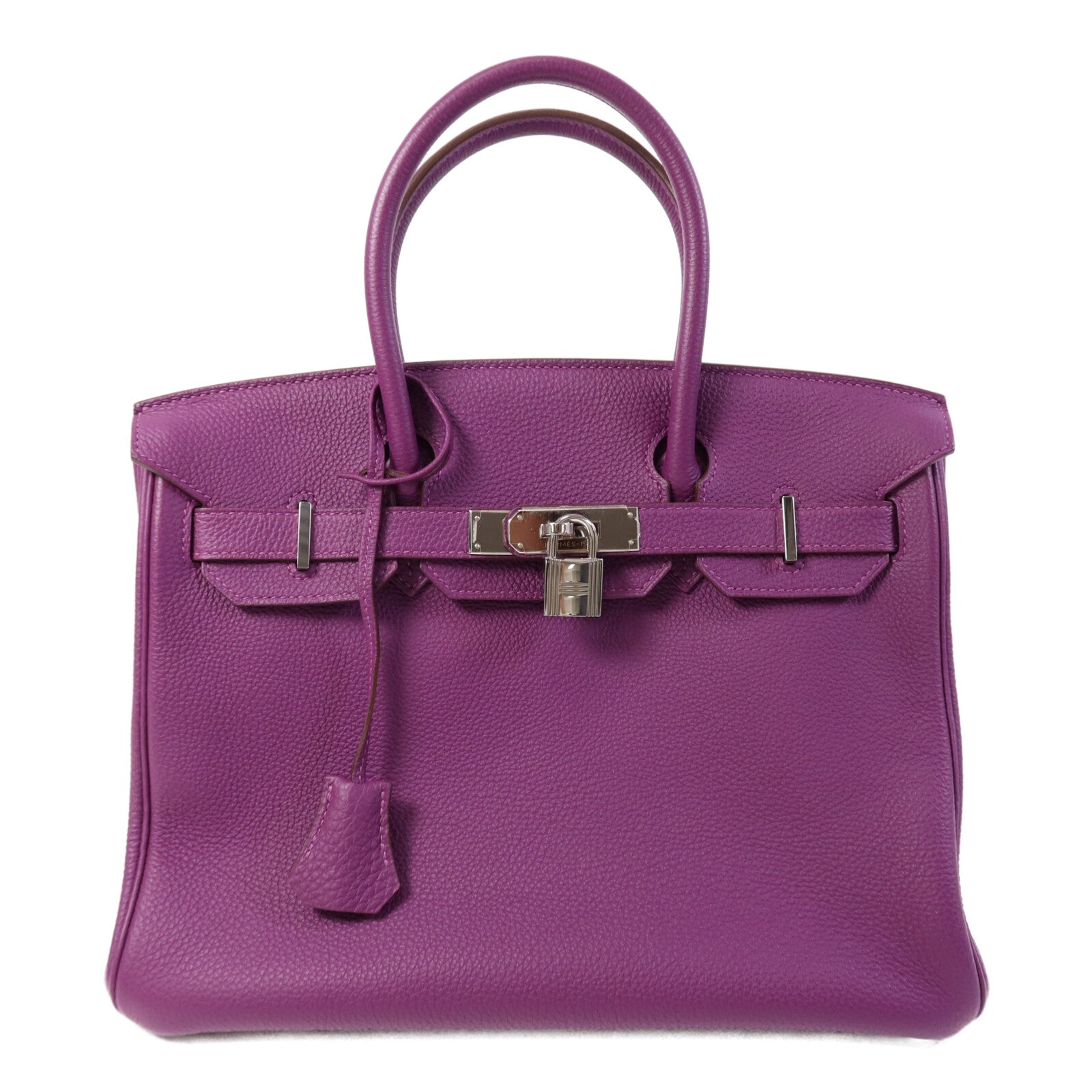 HERMES Togo皮革Birkin 30銀扣手挽袋