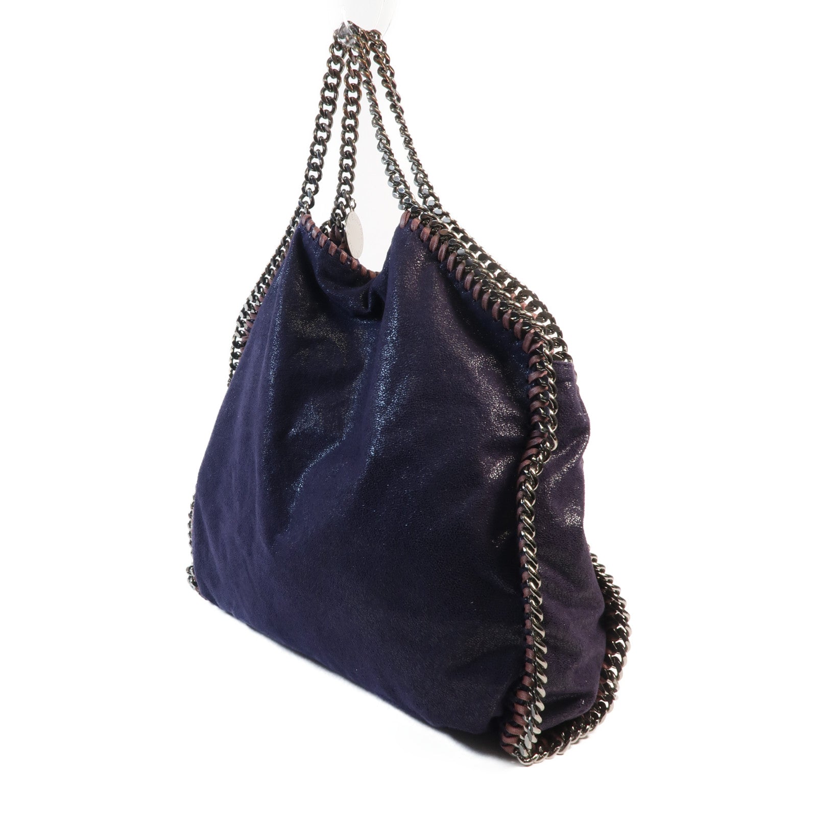 Stella McCartney 聚酯纖維Stella Mccartney Chain Bag銀扣鏈帶肩背袋