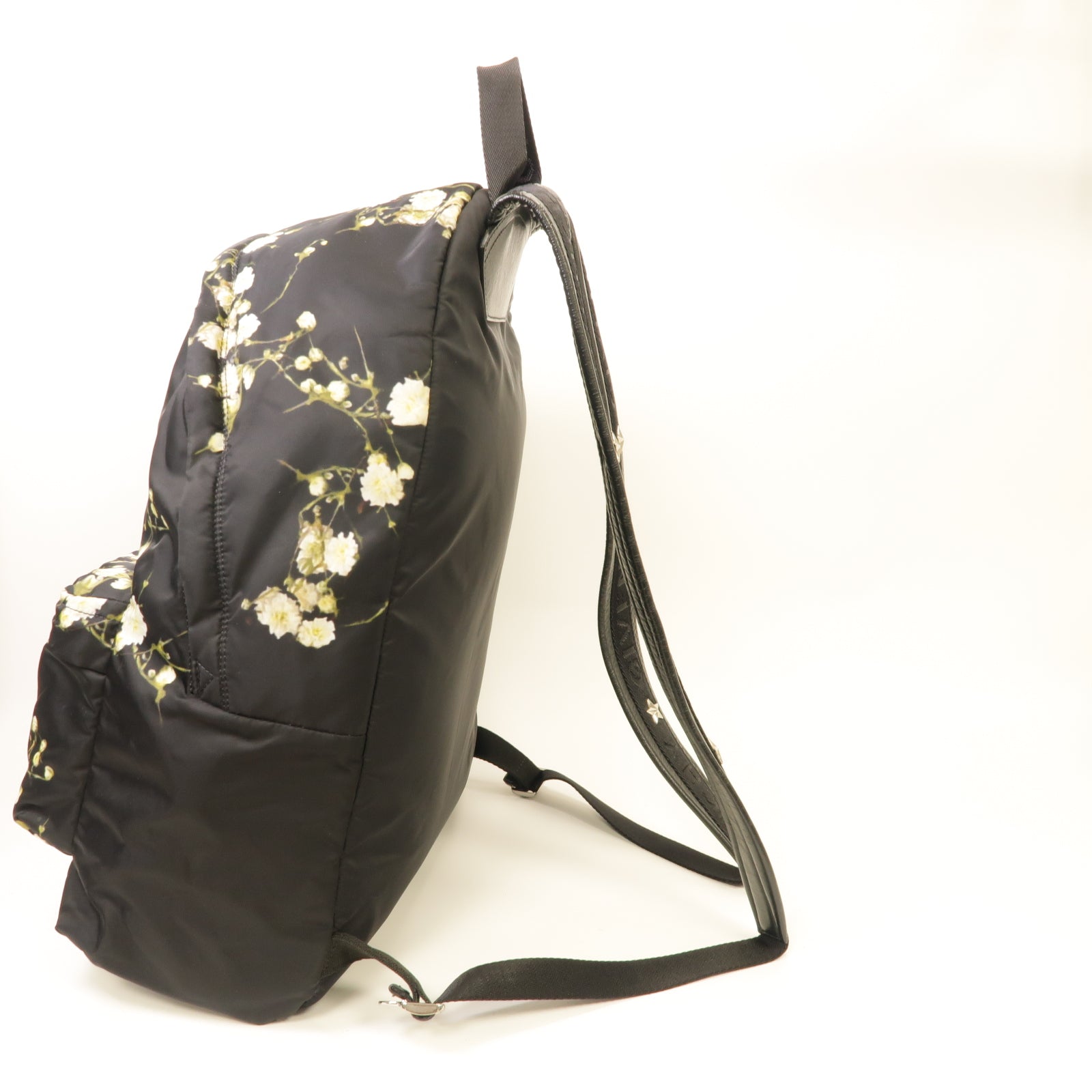 GIVENCHY 【激減優惠】尼龍Backpack銀扣背包白色/黒色