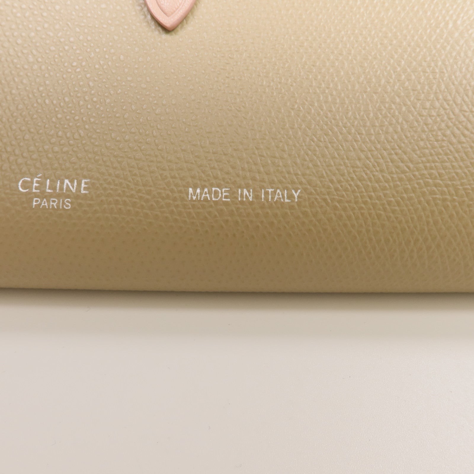 CELINE 【激減優惠】牛皮皮革Long wallet銀扣長錢包