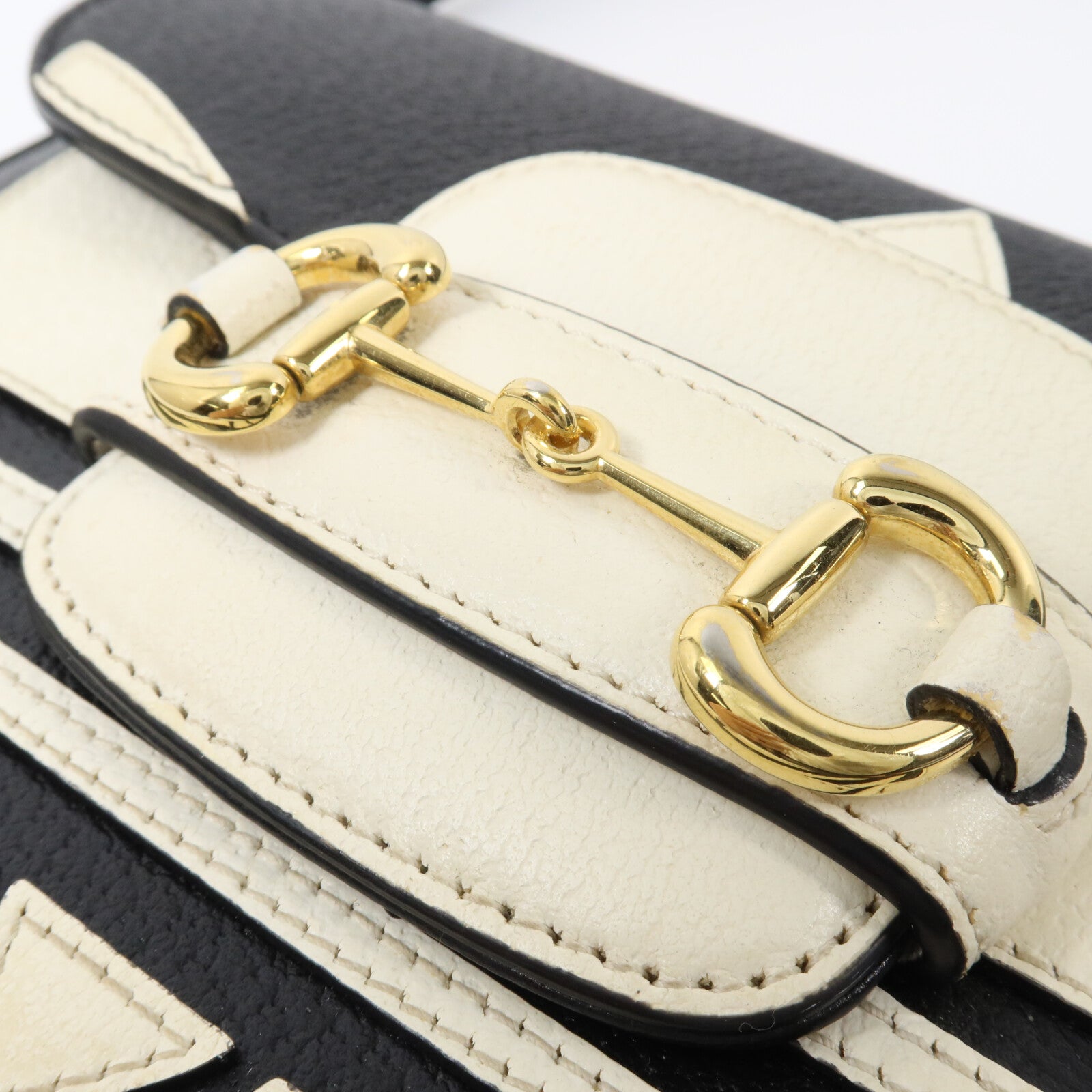 GUCCI 牛皮皮革Gucci x Adidas Horsebit 1955 Small金扣肩背袋