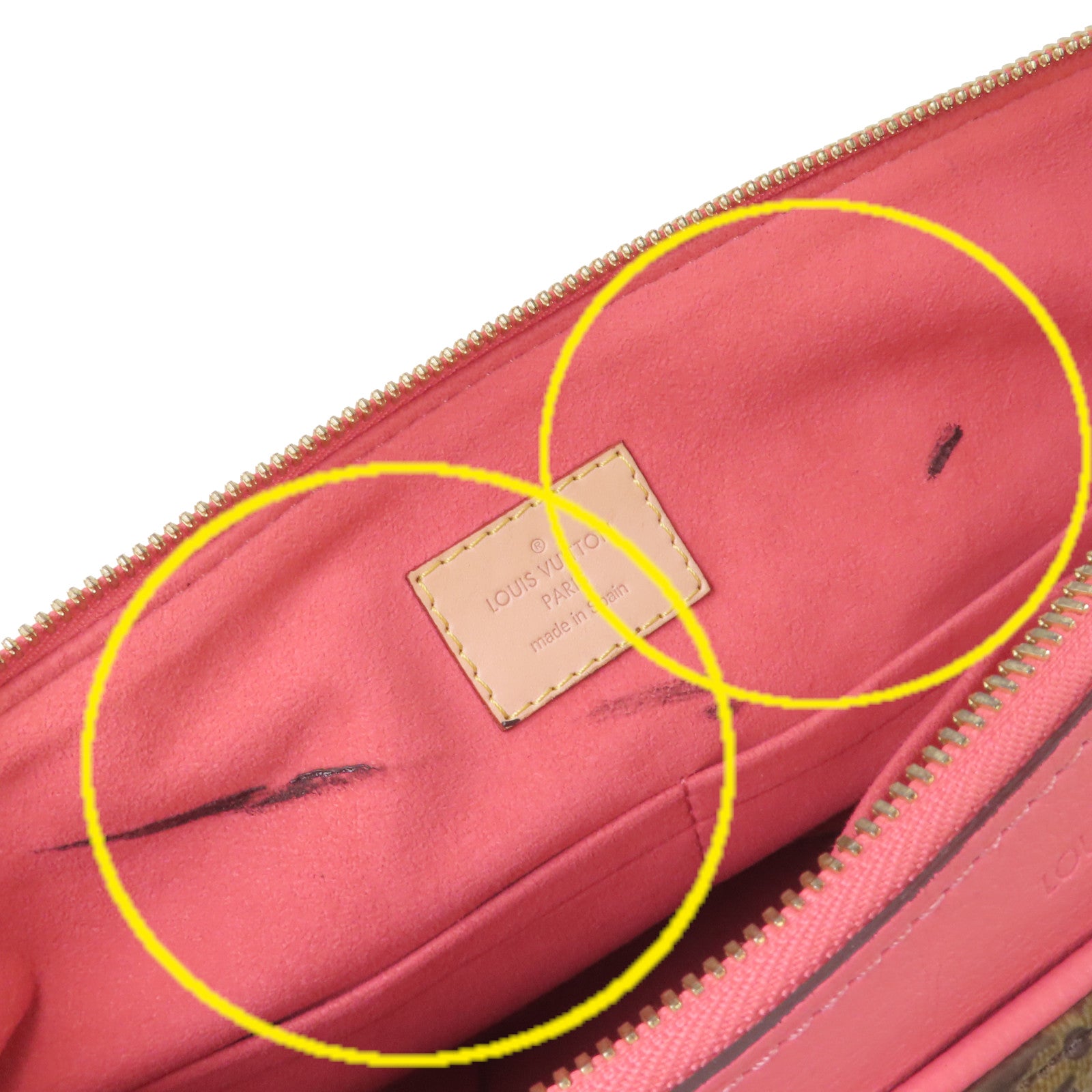 LOUIS VUITTON Monogram Pallas 2Way Shoulder Bag金扣手挽肩背兩用袋啡色/粉紅色