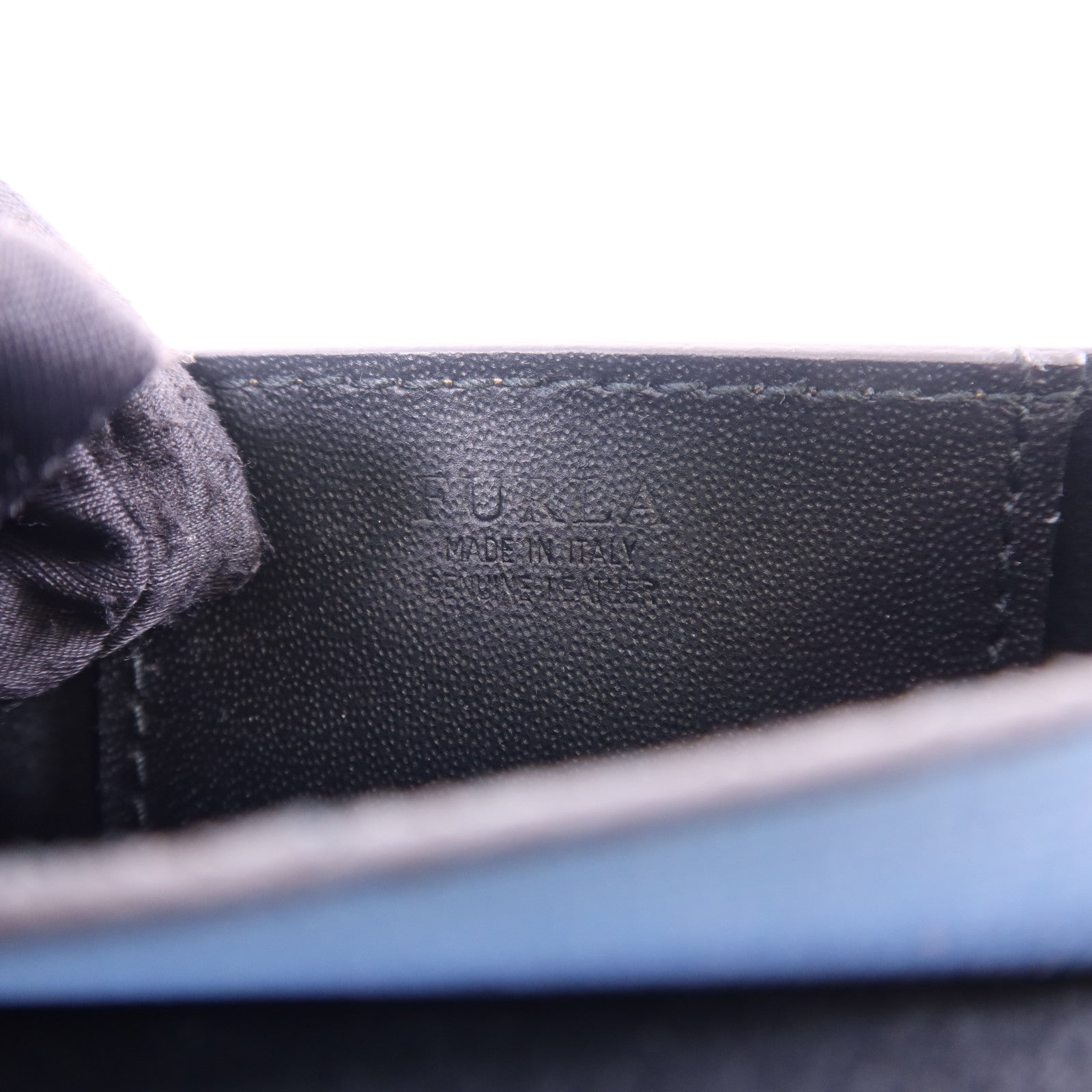 Furla 牛皮皮革Metropolis Mini Cosmetic Case金扣手挽袋