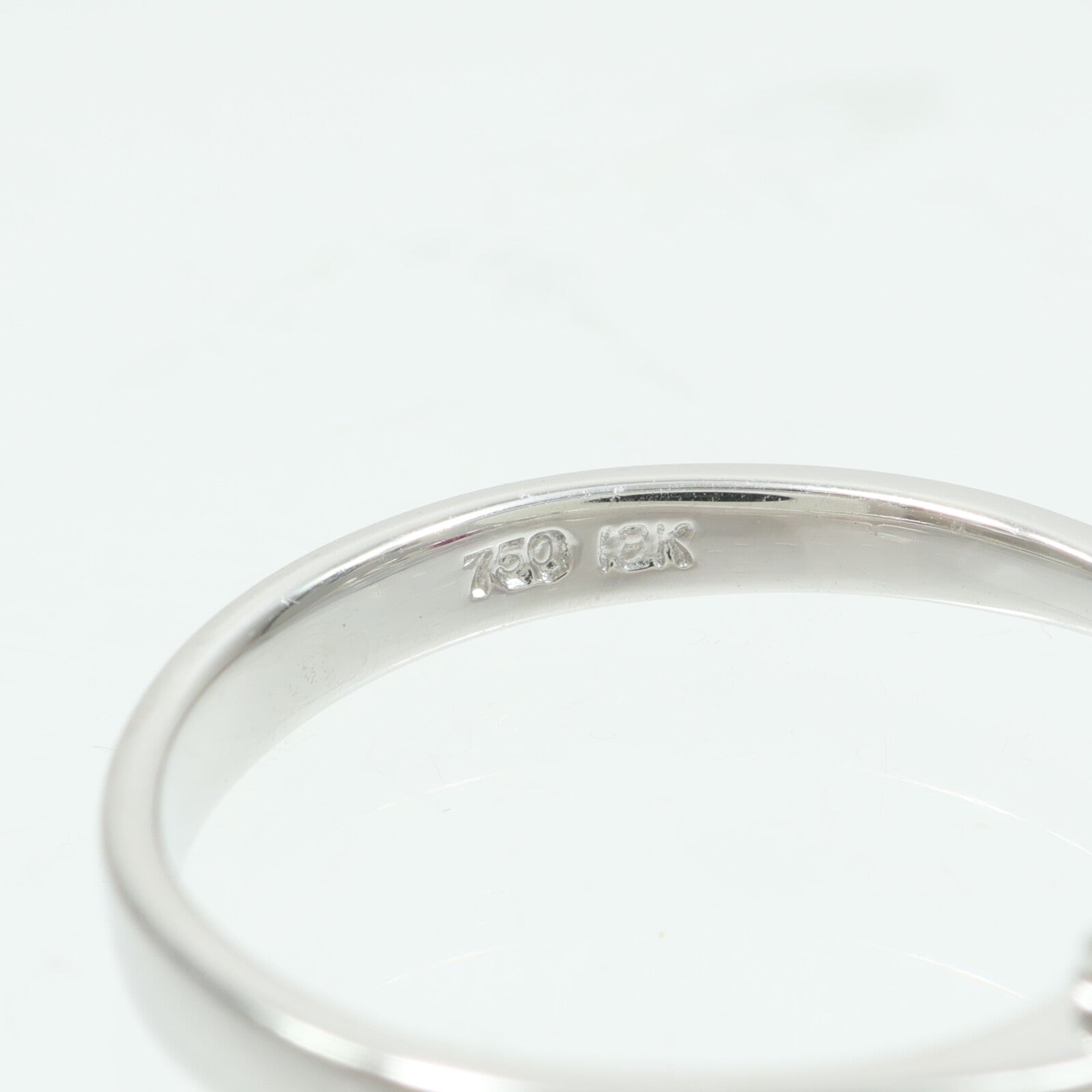 JEWELRY 18K白金Ruby Diamond Ring紅寶石/鑽石戒指