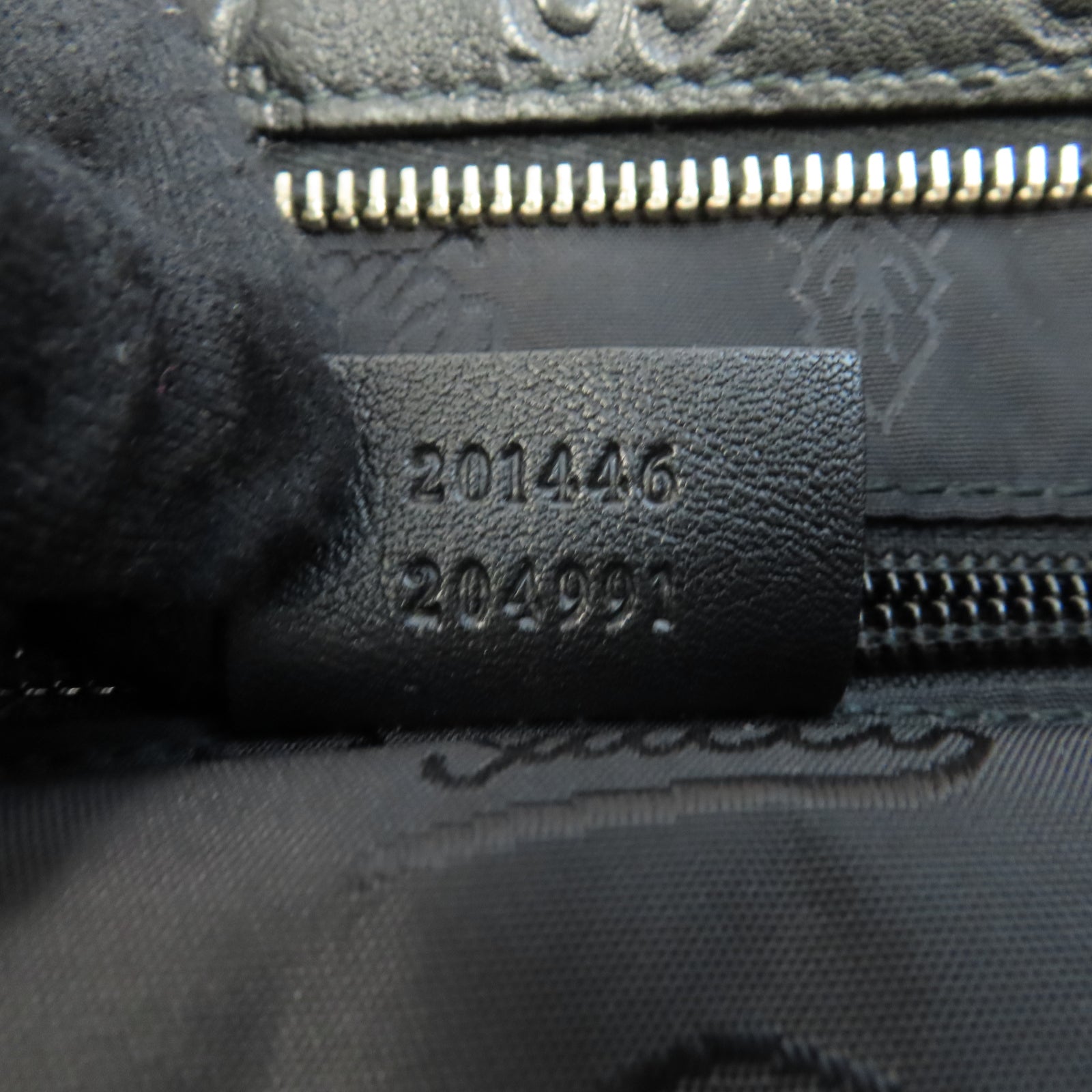 GUCCI 牛皮皮革Shoulder Bag銀扣肩背袋黑色