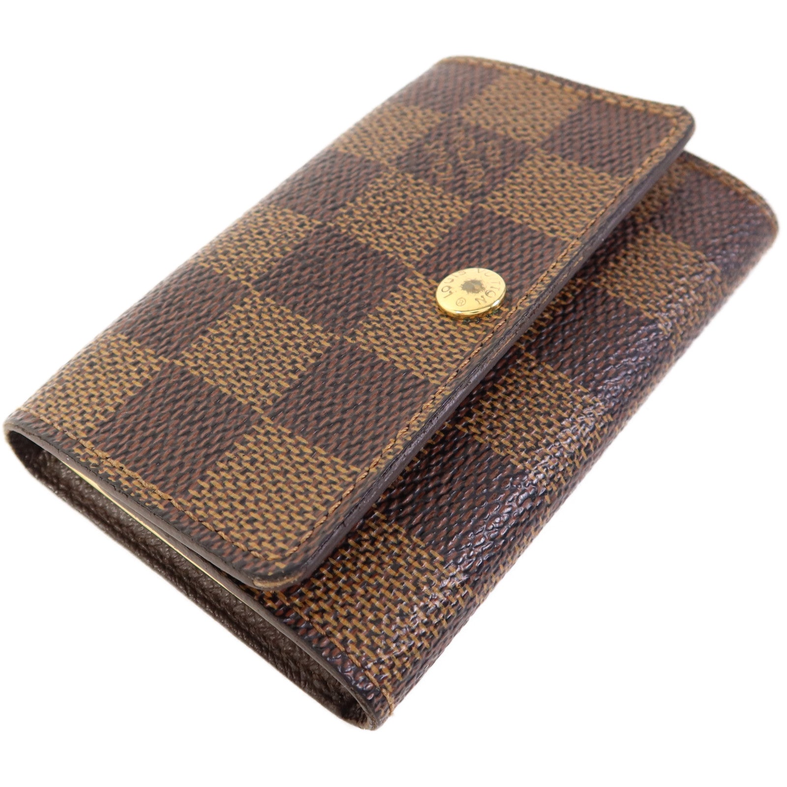 LOUIS VUITTON Damier Key Case金扣鎖匙包