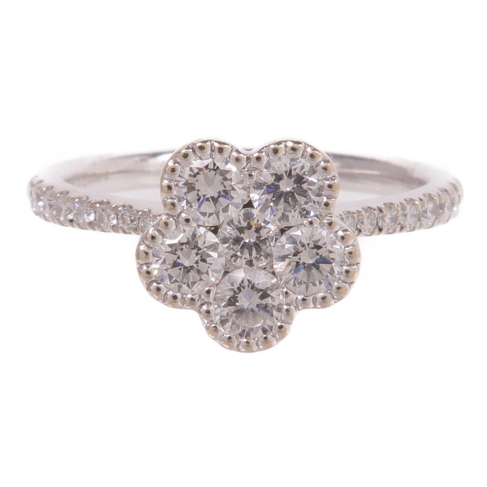 JEWELRY 【激減優惠】18K白金Diamond Ring鑽石戒指US#5.5