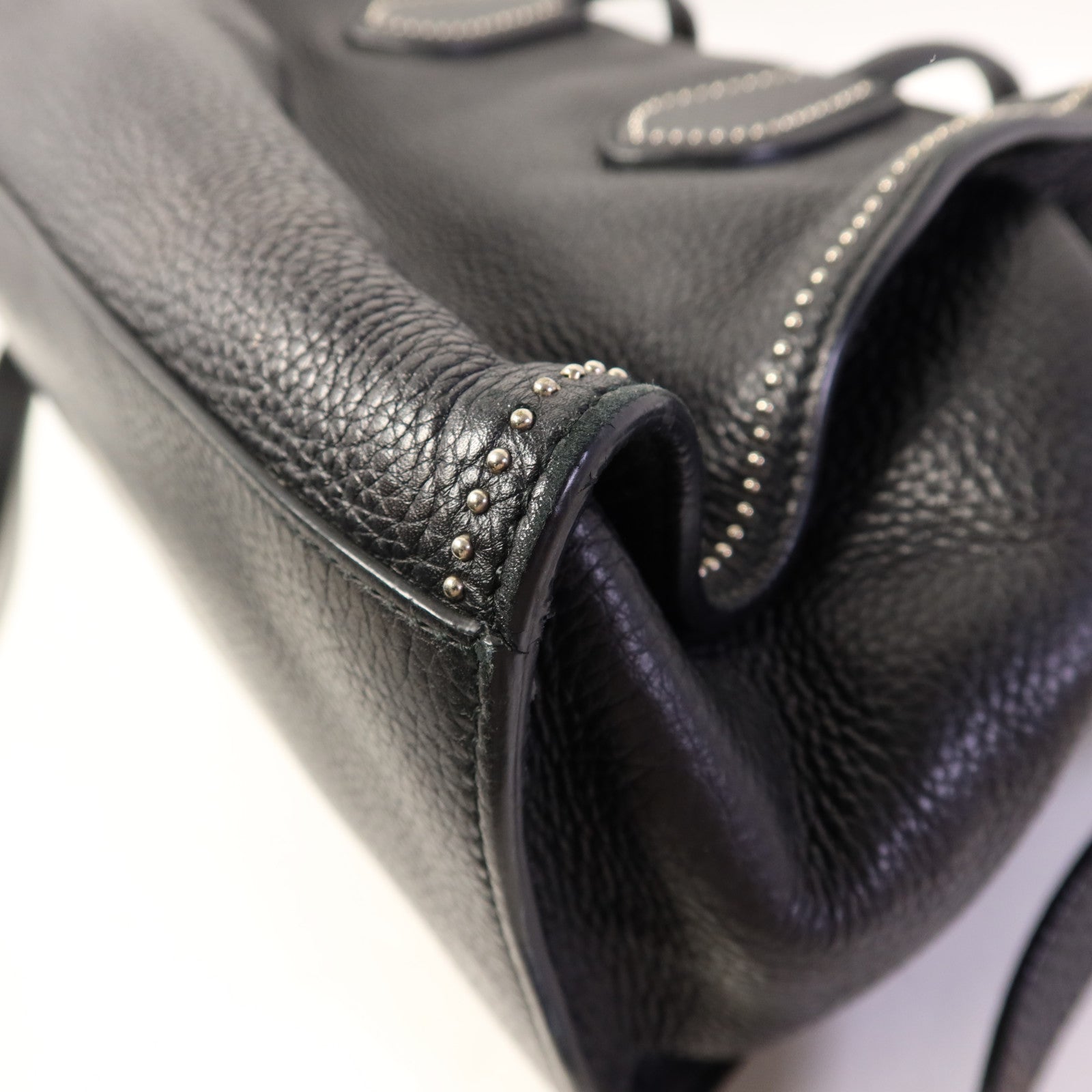 GUCCI 牛皮皮革2 Way Shoulder Bag銀扣手挽肩背兩用袋