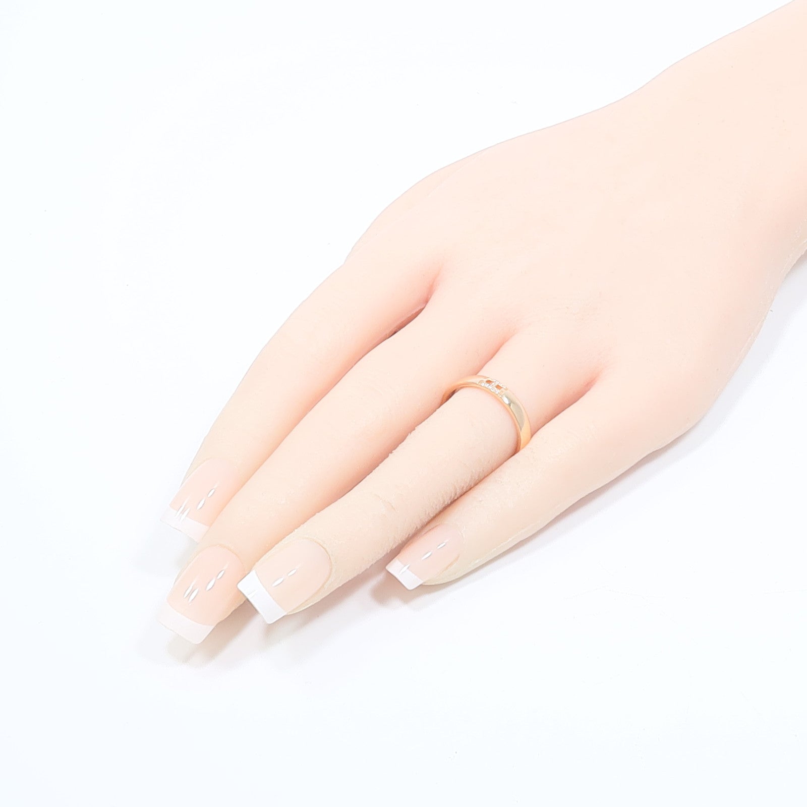 HERMES 18K玫瑰金Ever Herakles Ring鑽石戒指