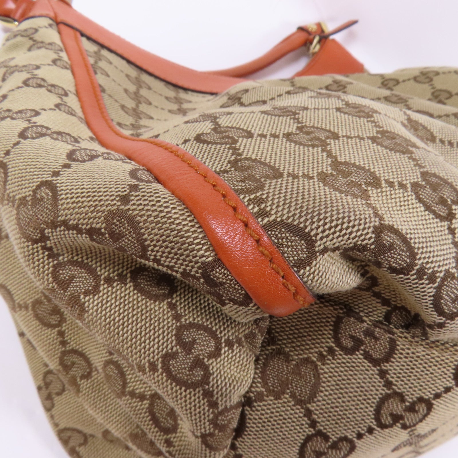 GUCCI 帆布GG Abbey D Ring Tote Bag金扣肩背袋