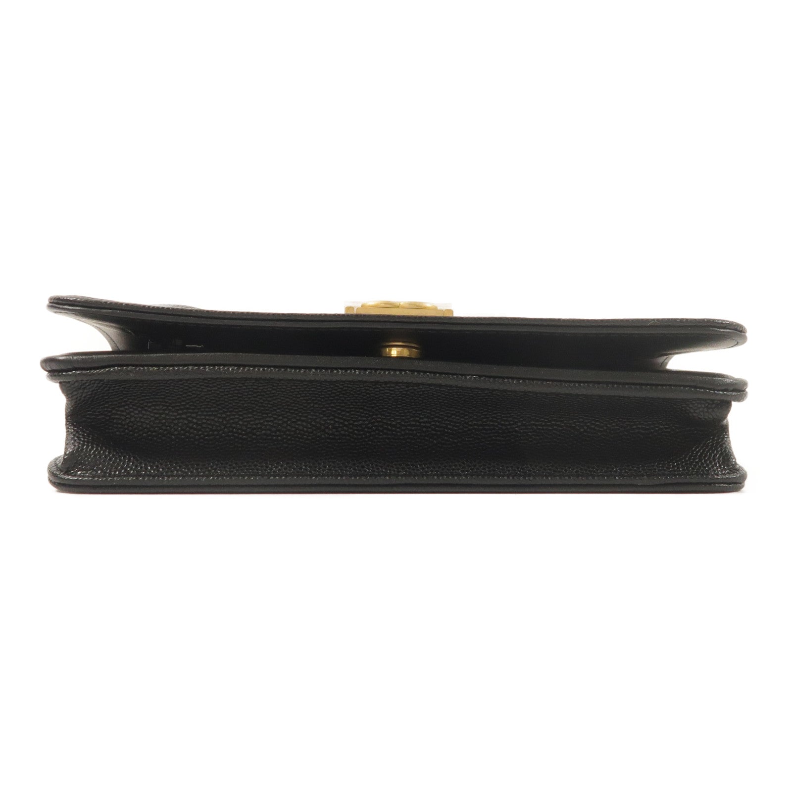 CHANEL 牛皮皮革Boy Wallet On Chain鏈帶肩背袋