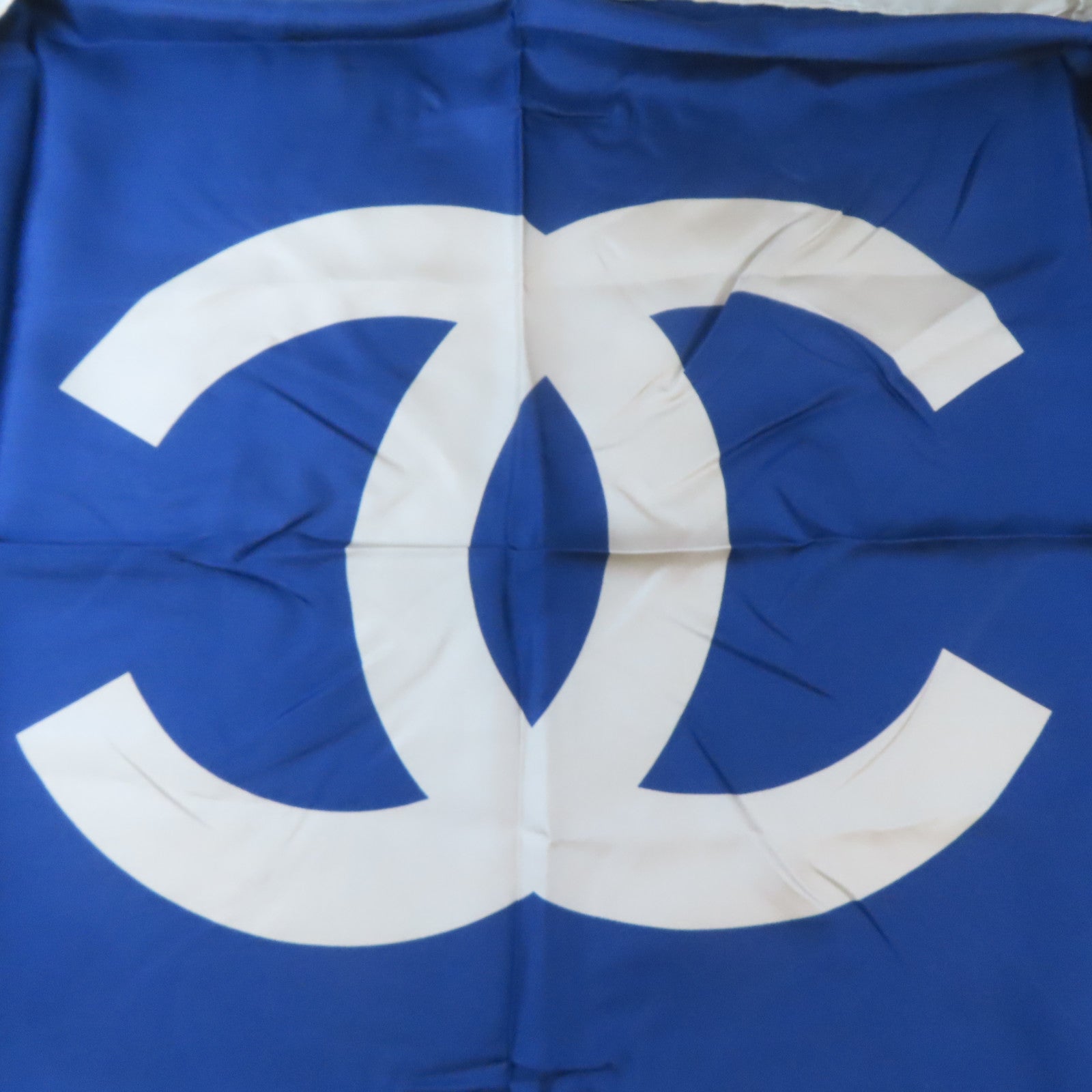CHANEL 絲質Scarf絲巾淺褐色/深藍色/深紅色