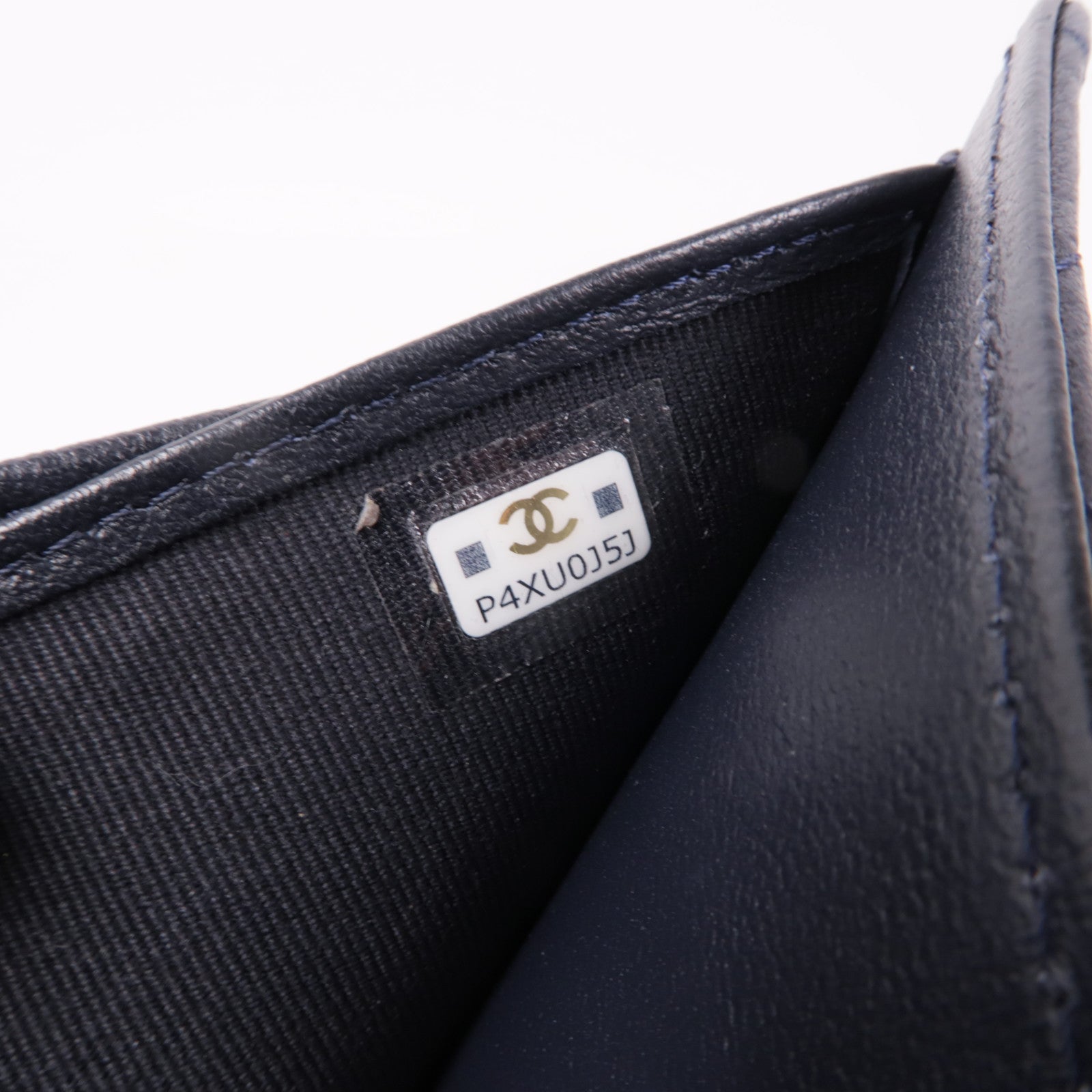 CHANEL 羊皮皮革Wallet金扣錢包