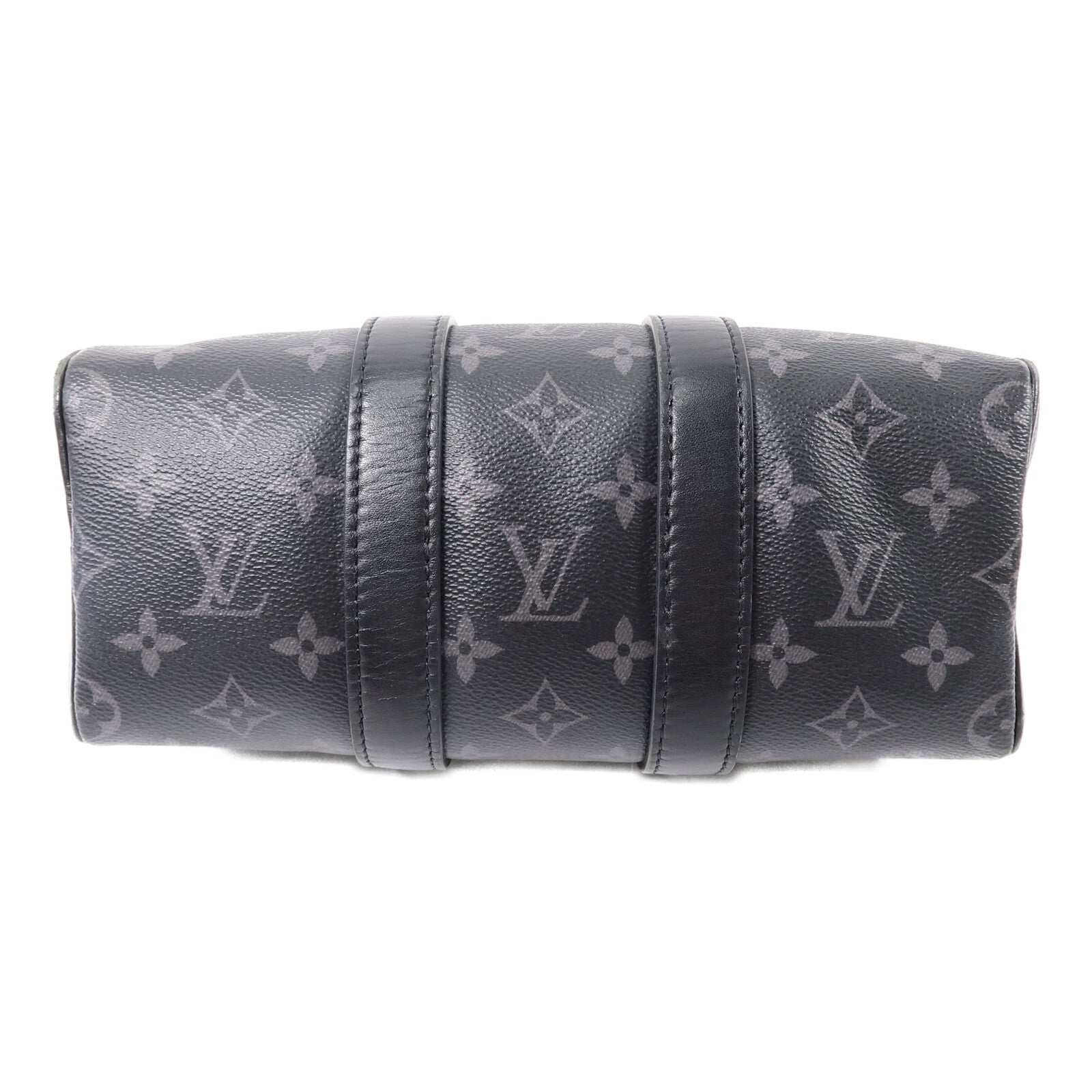 LOUIS VUITTON Monogram Eclipse Keepall Bandouliere 25肩背袋