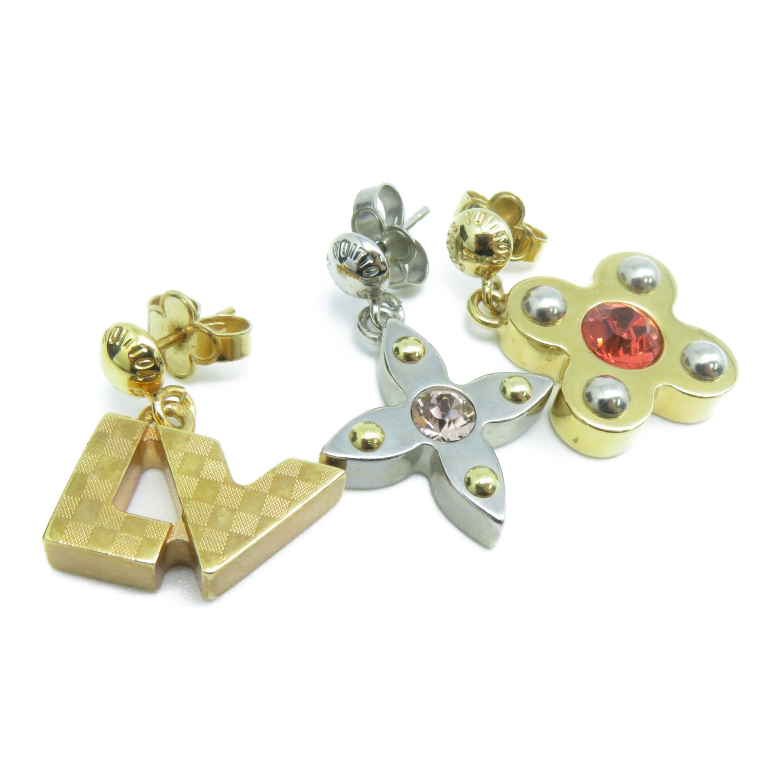 LOUIS VUITTON 【激減優惠】金屬Earrings耳環金色/銀色