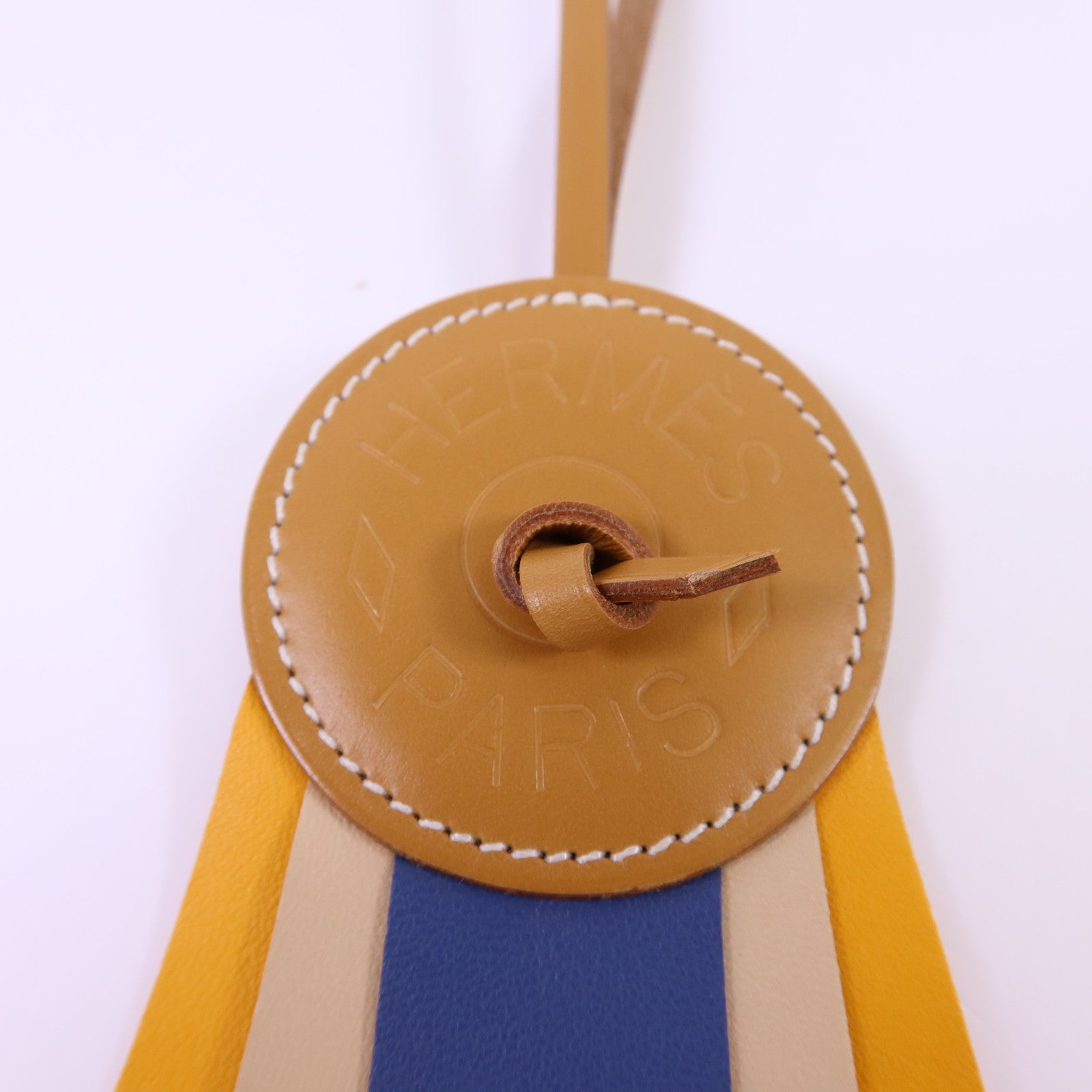 HERMES Swift皮革Paddock Flot掛飾