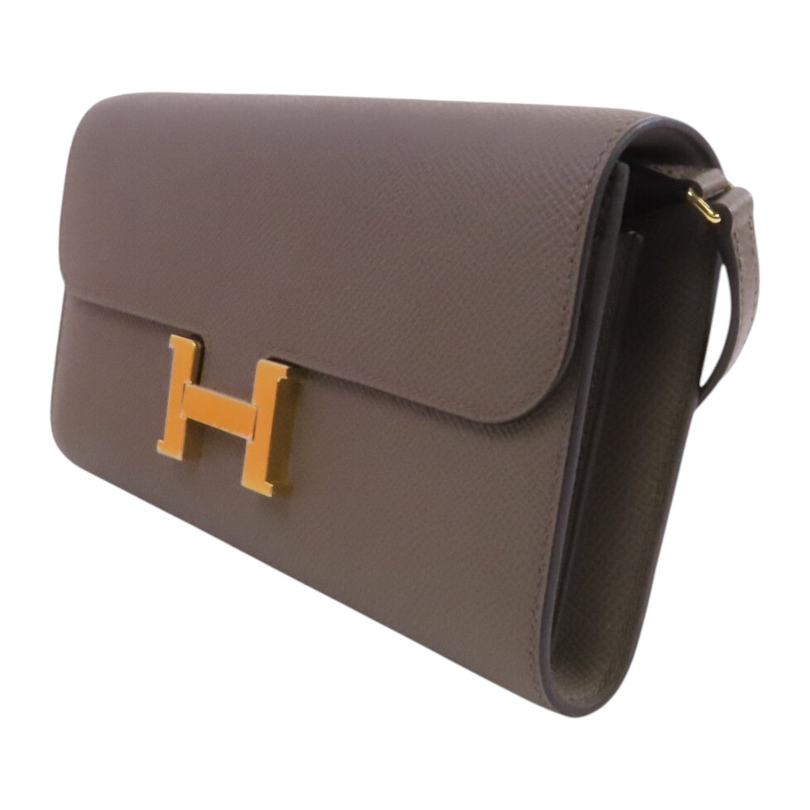 HERMES Epsom皮革Constance To Go金扣肩背袋