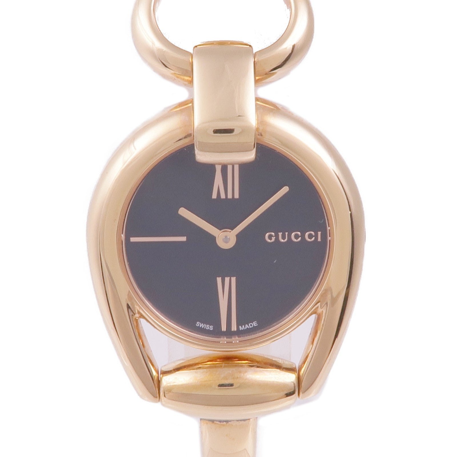 GUCCI Horsebit Rose Gold Steel 139.5
