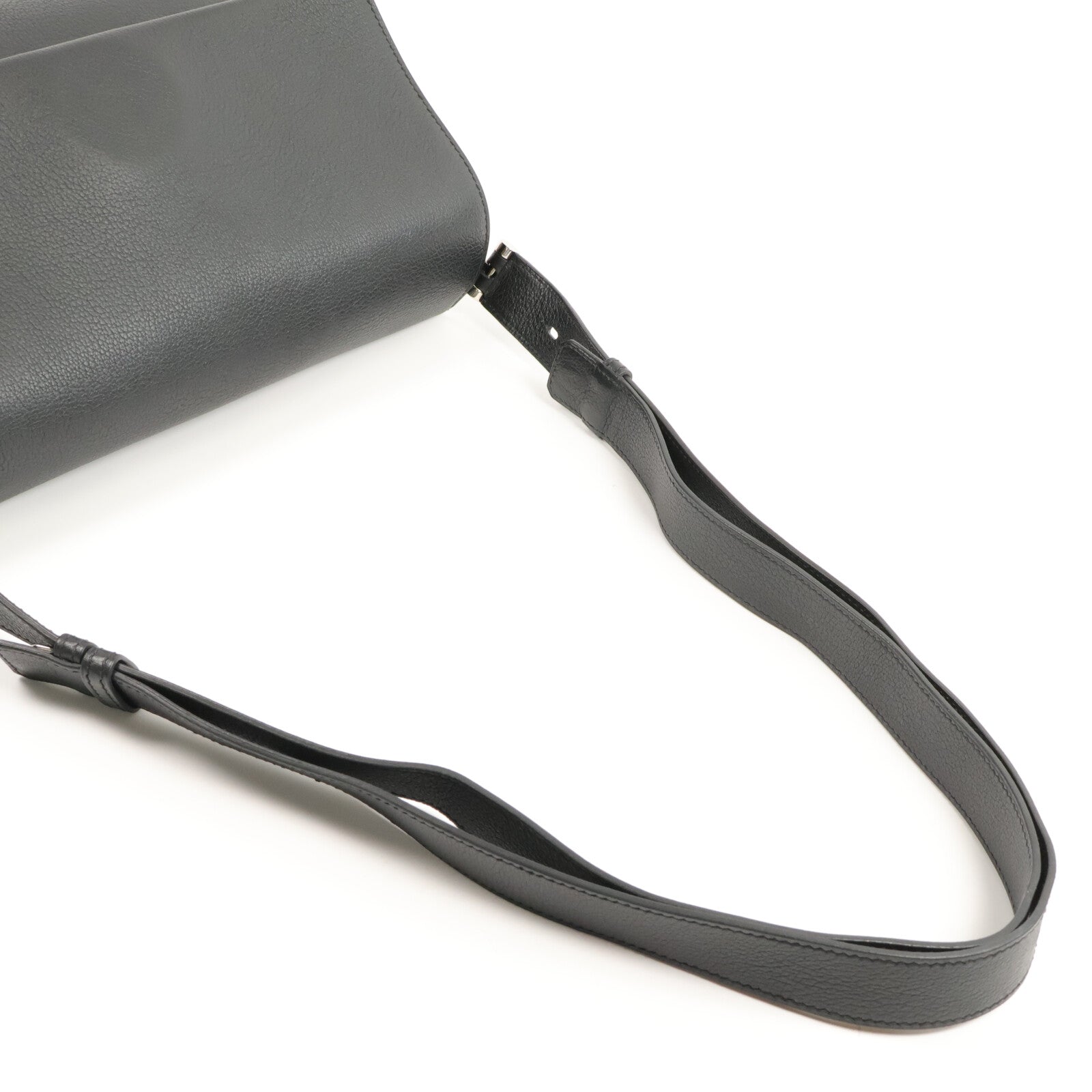 HERMES Novillo Opli 28肩背袋Noir/Toffee