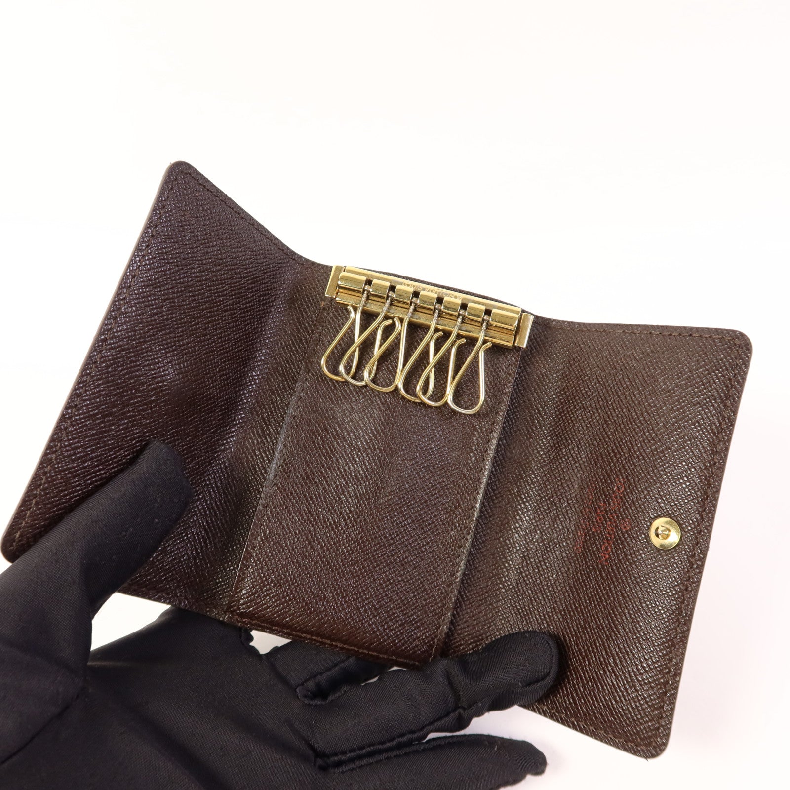 LOUIS VUITTON Damier Key Case金扣鎖匙包