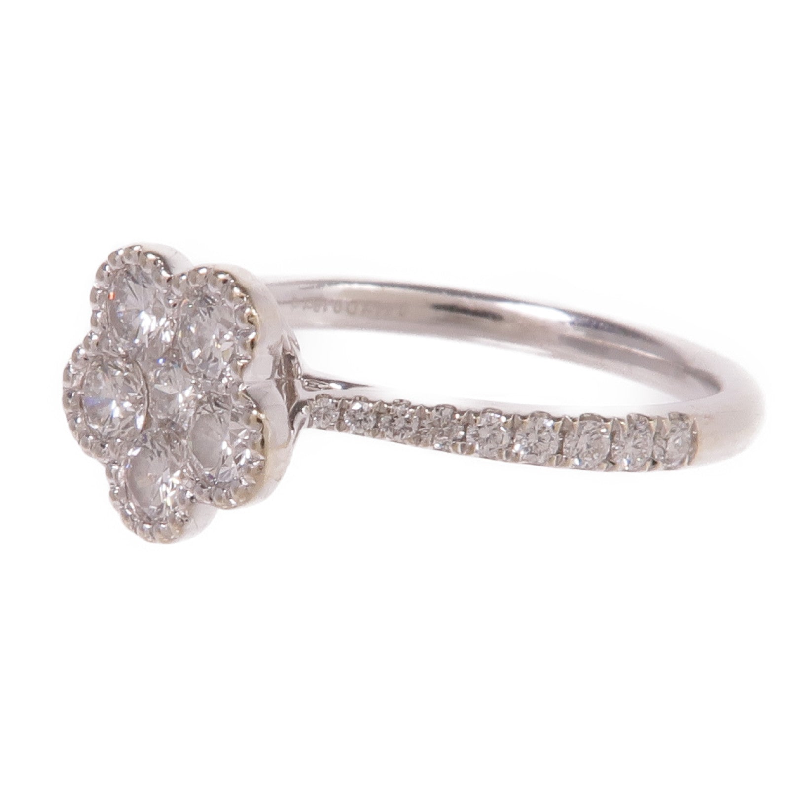 JEWELRY 【激減優惠】18K白金Diamond Ring鑽石戒指US#5.5