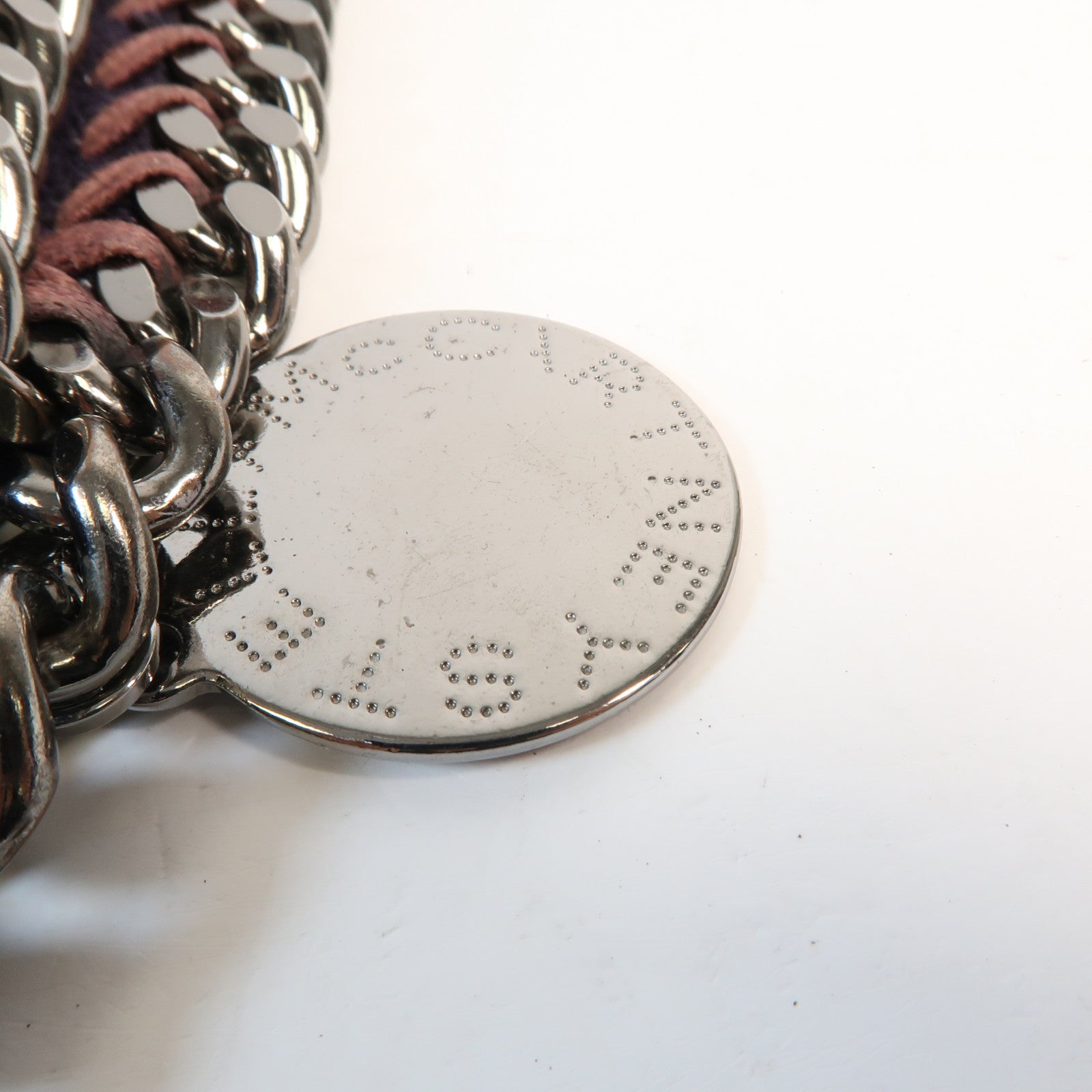 SELECTION 聚酯纖維Stella Mccartney Chain Bag銀扣鏈帶肩背袋