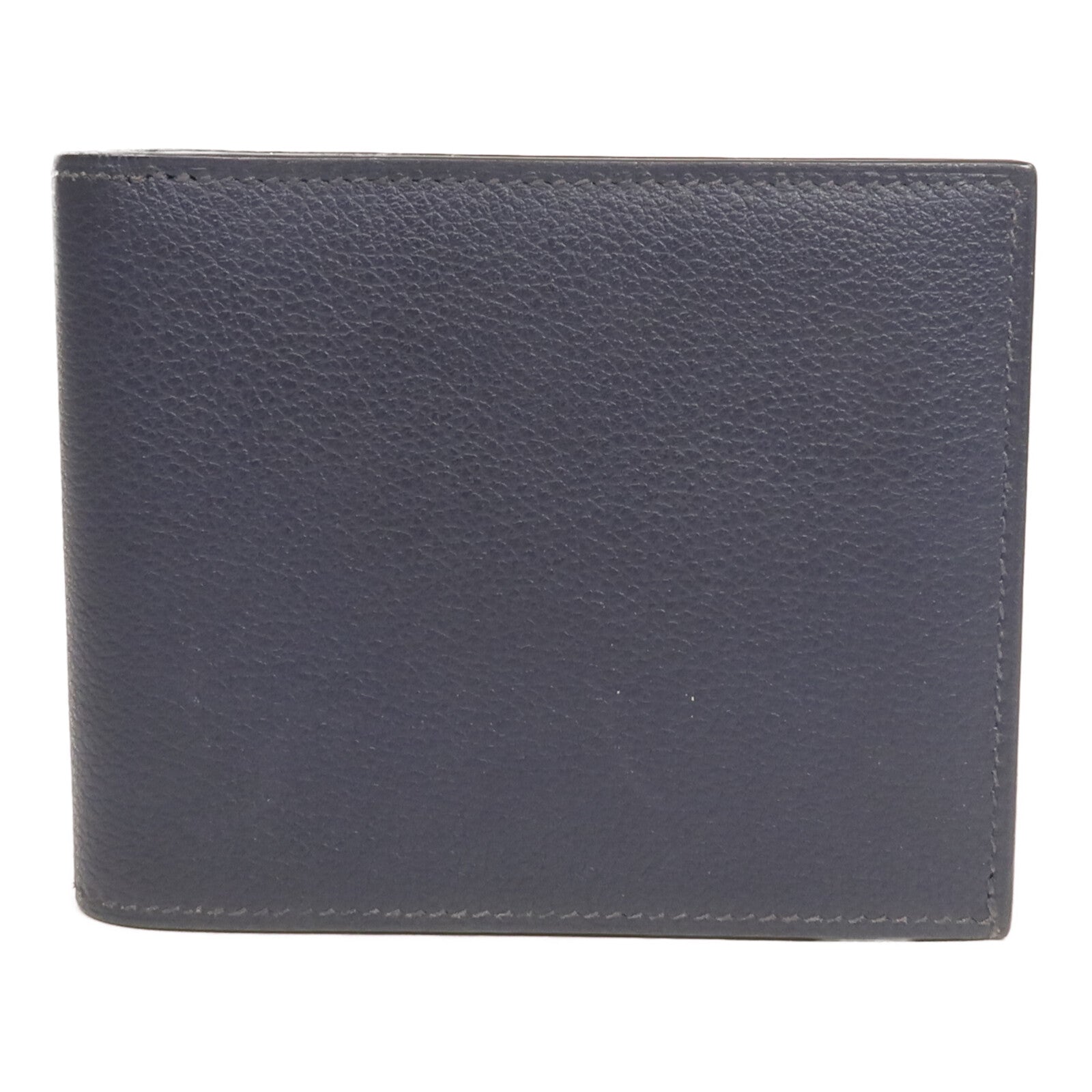 HERMES Evercolor皮革Copernic MC2錢包Bleu Nuit