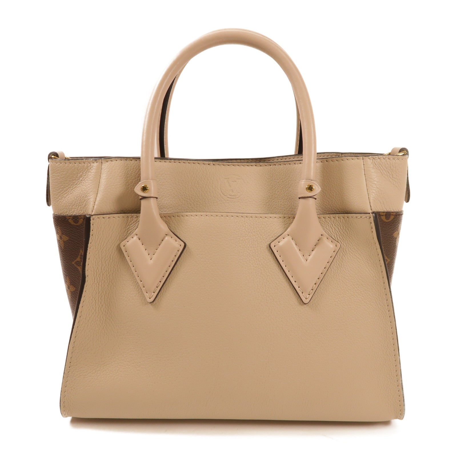 LOUIS VUITTON 牛皮皮革/Monogram On My Side PM手挽肩背兩用袋