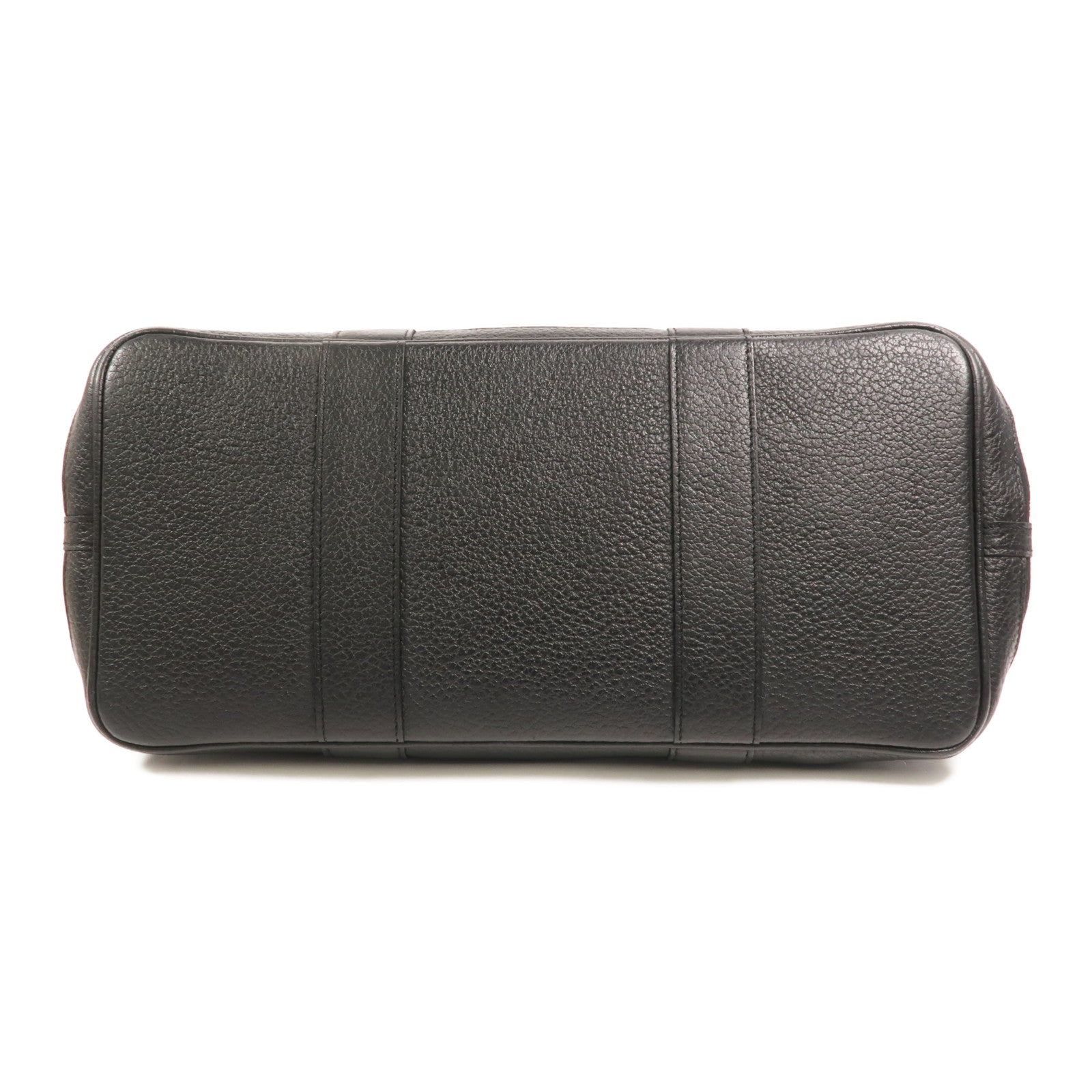 HERMES 帆布/Negonda皮革Garden Party PM手挽袋Noir