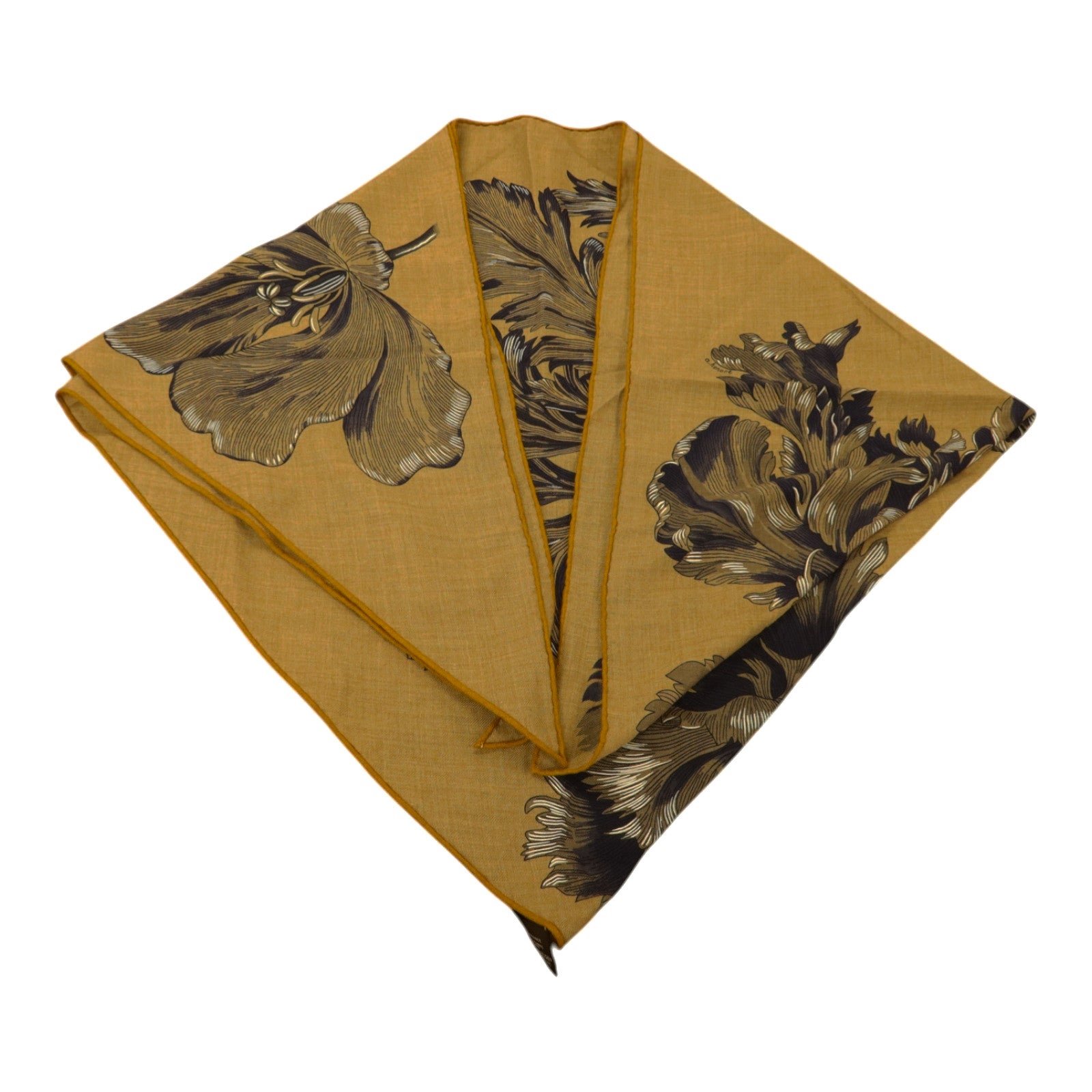 HERMES 羊絨/絲質Scarf絲巾