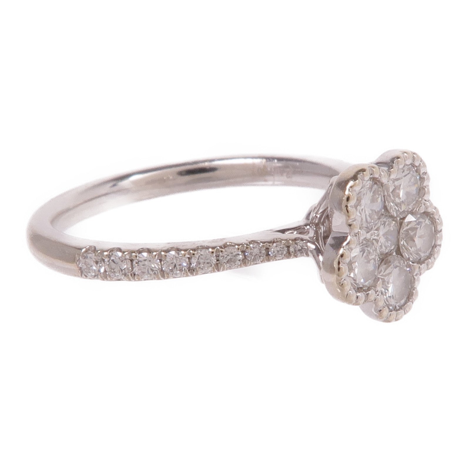 JEWELRY 【激減優惠】18K白金Diamond Ring鑽石戒指US#5.5