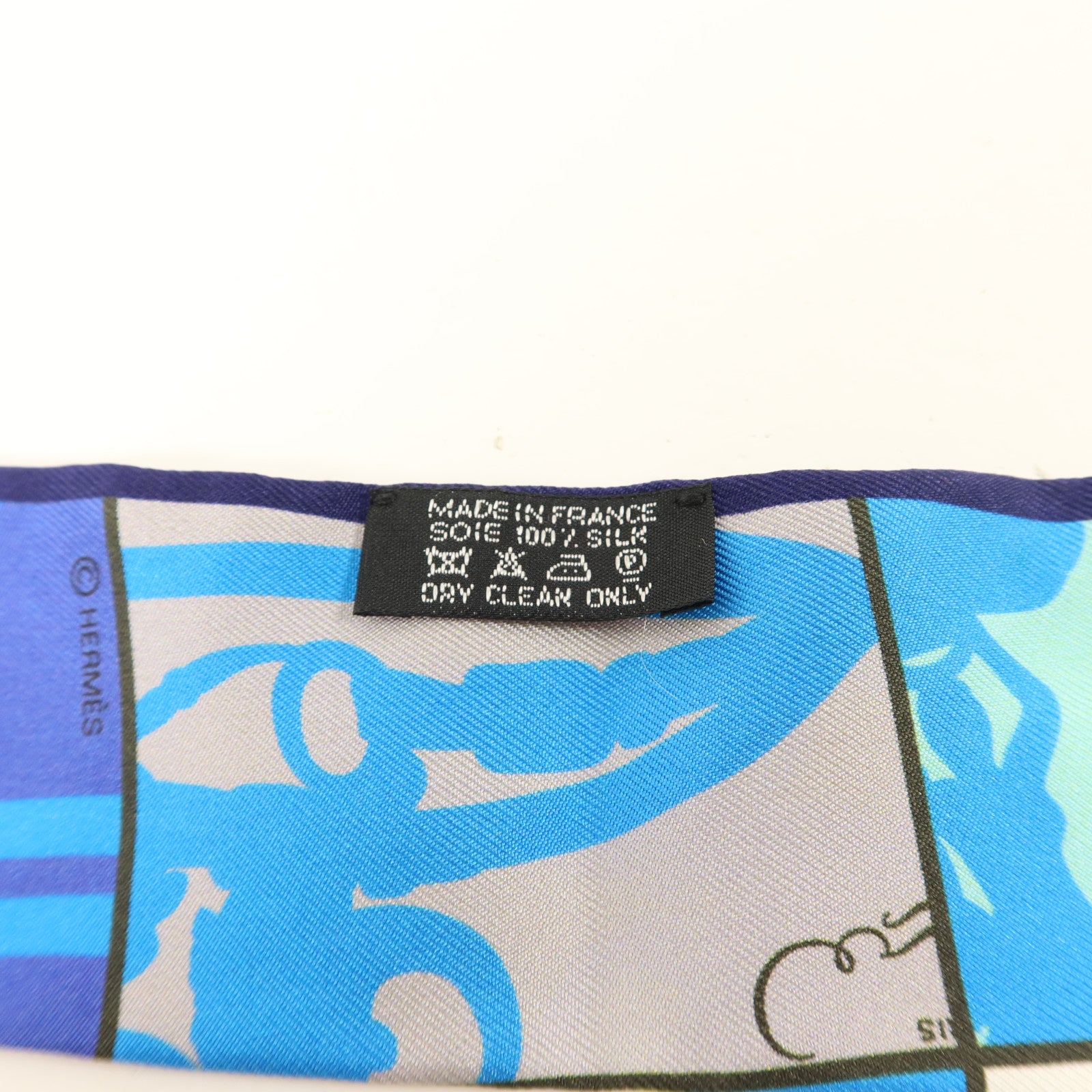 HERMES 絲質Twilly絲巾
