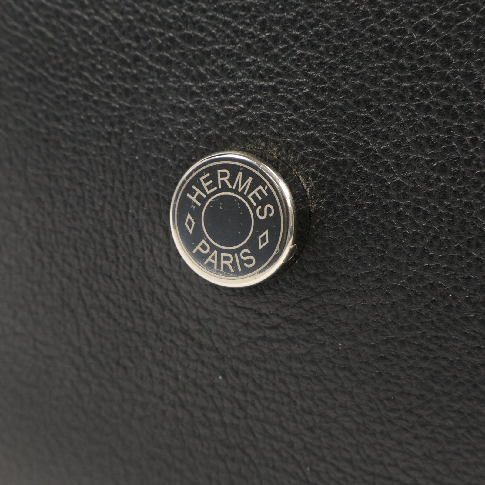 HERMES Novillo Opli 28肩背袋Noir/Toffee